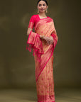 Sarika - Peach & Rani Pink