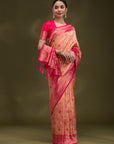 Sarika - Peach & Rani Pink