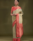 Rukmini - Pista Green & Red