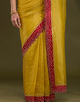 Gayatri - Yellow & Maroon