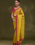 Gayatri - Yellow & Maroon