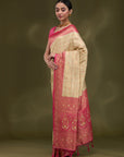 Mridula - Off White & Pink