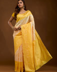 Manjari - Yellow & Cream