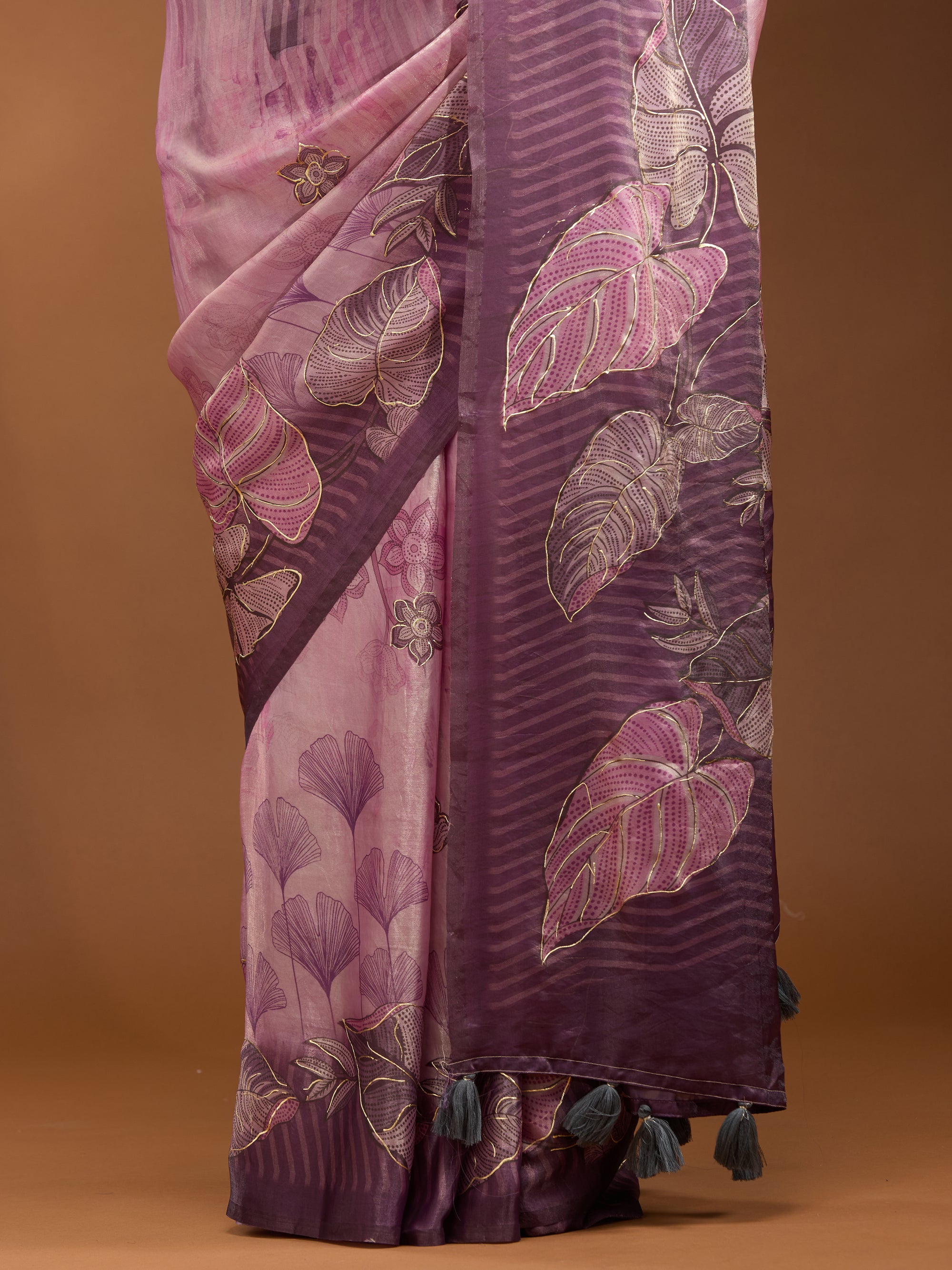 Unfurling Beauties - Mauve Gold