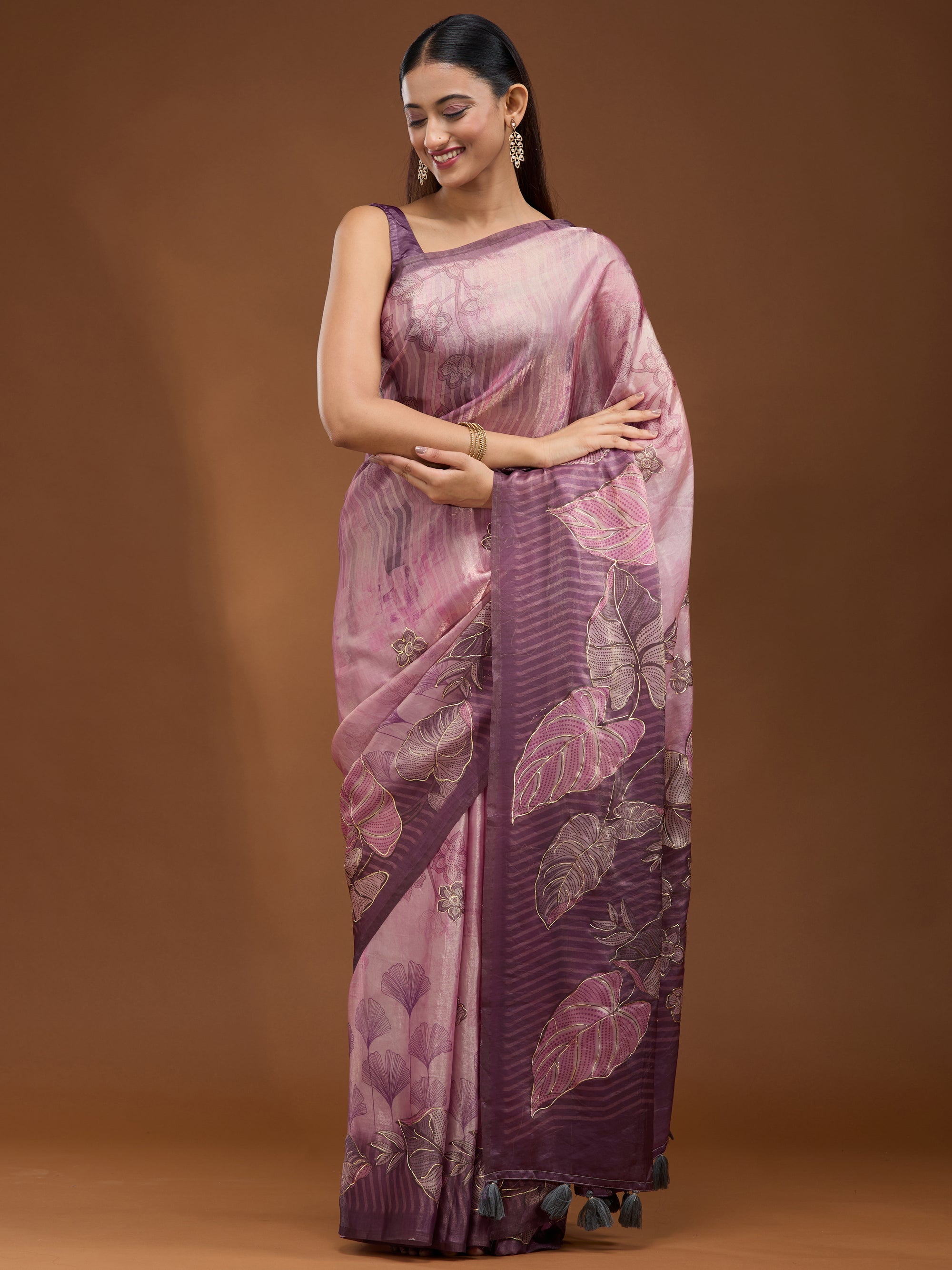 Unfurling Beauties - Mauve Gold