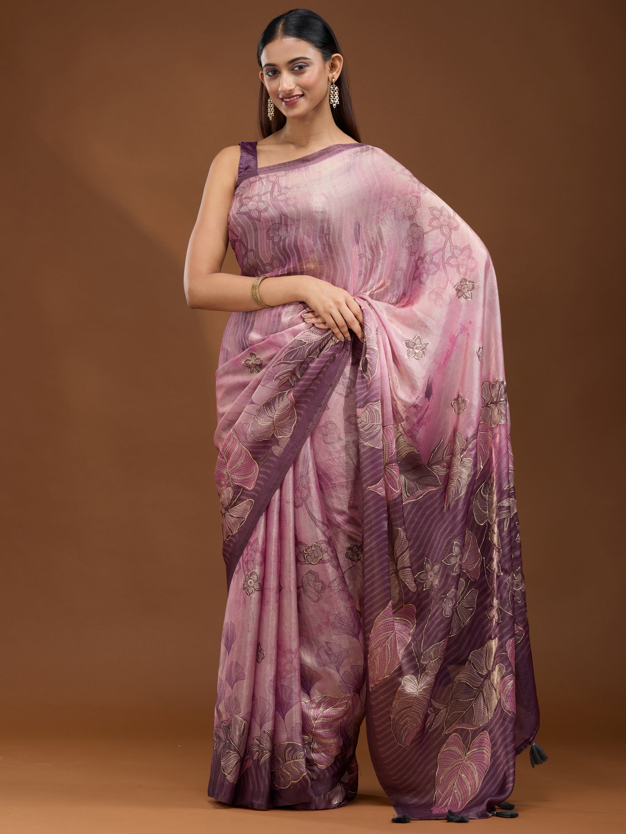 Unfurling Beauties - Mauve Gold