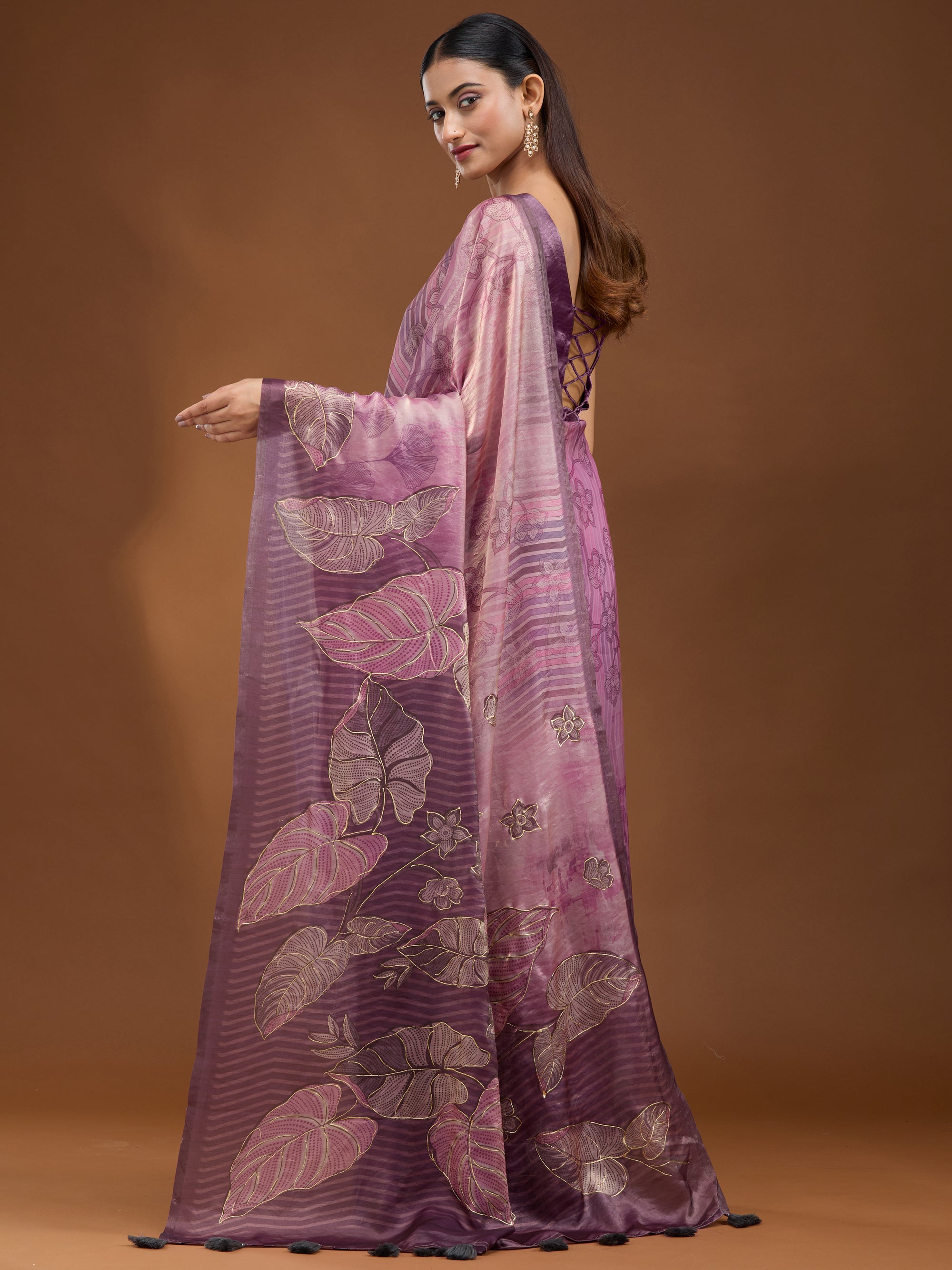 Unfurling Beauties - Mauve Gold