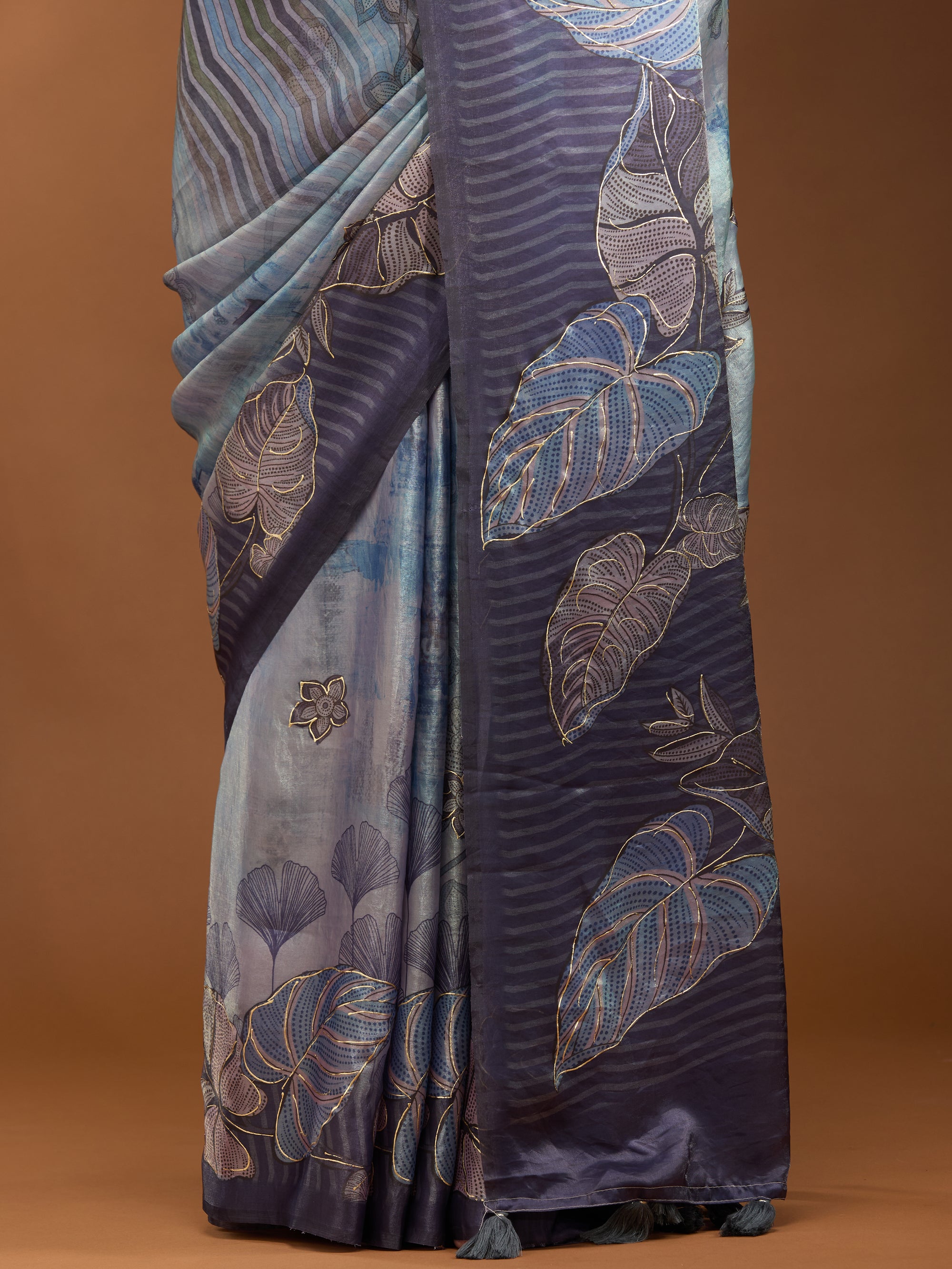 Unfurling Beauties - Blue Gold