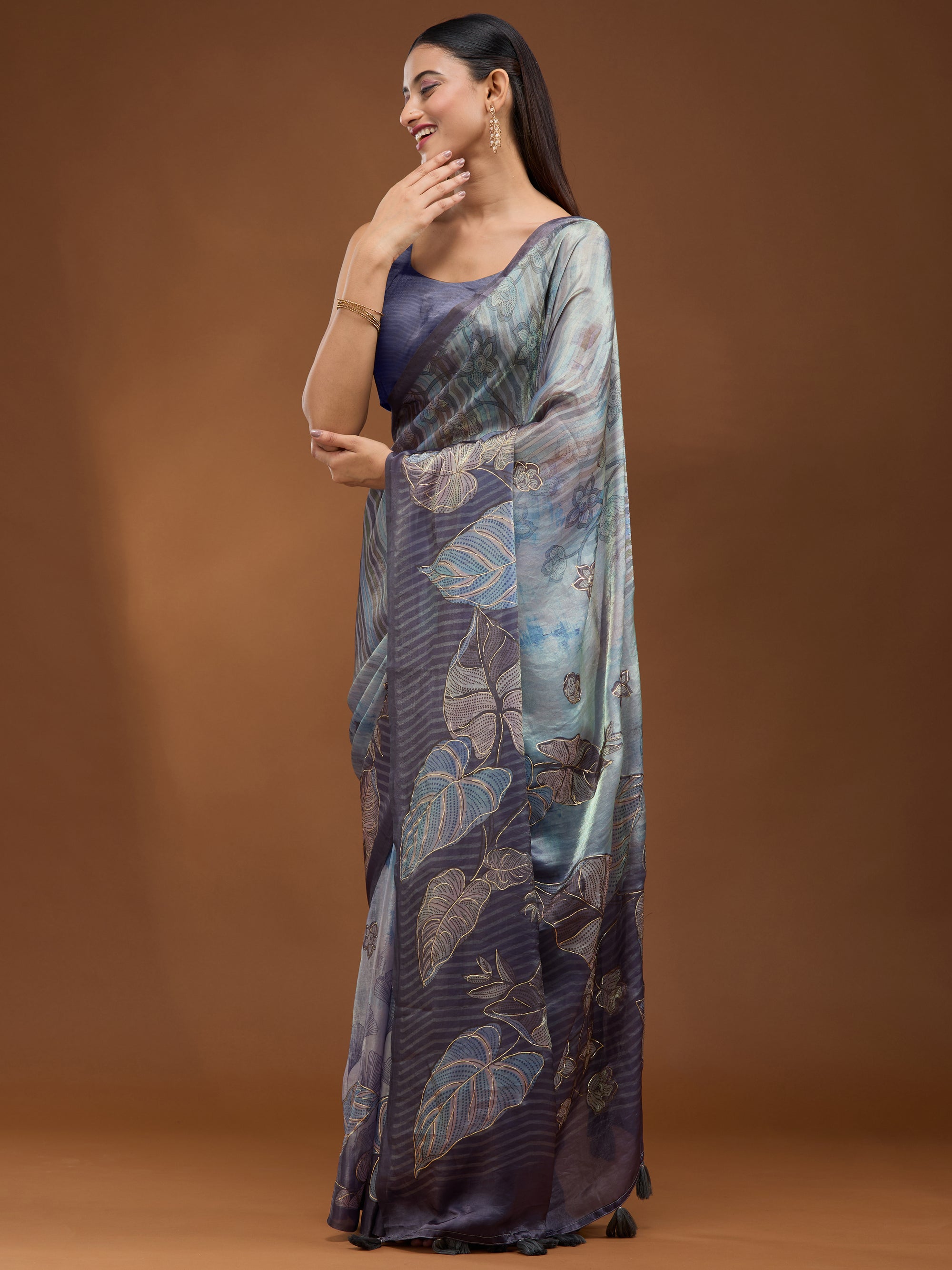 Unfurling Beauties - Blue Gold