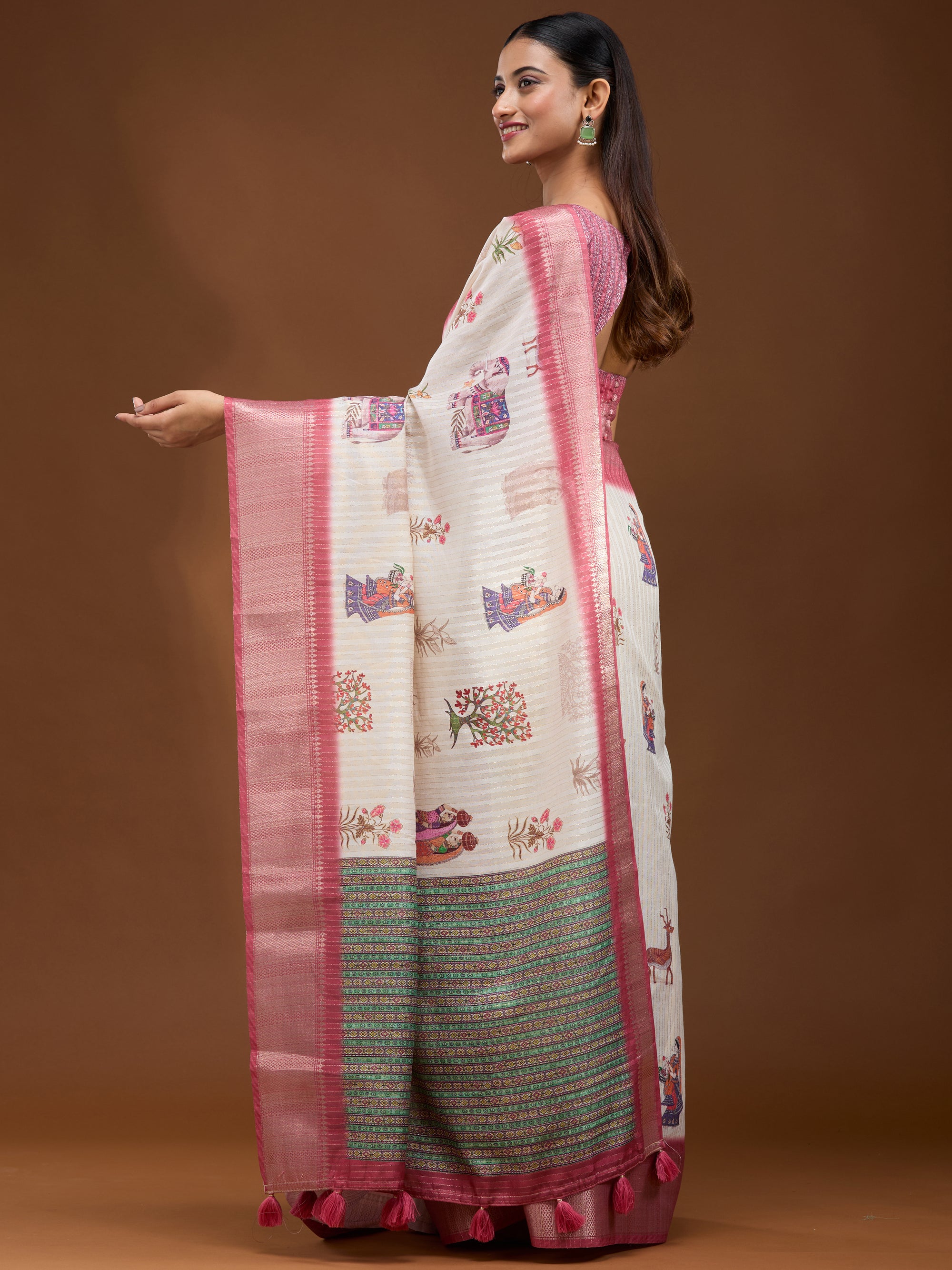 Folktale - Cream & Red