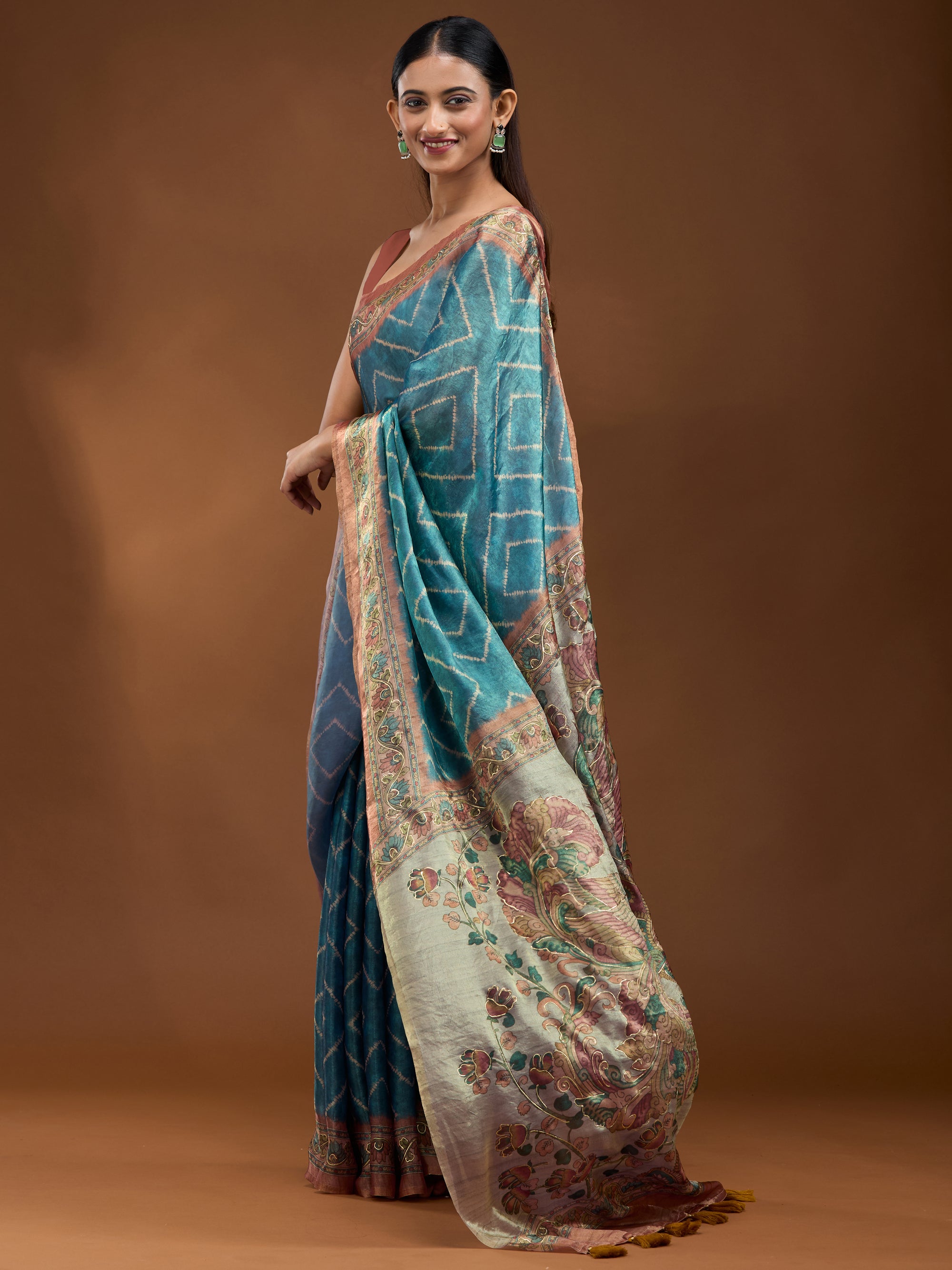 Gargi - Blue & Rust