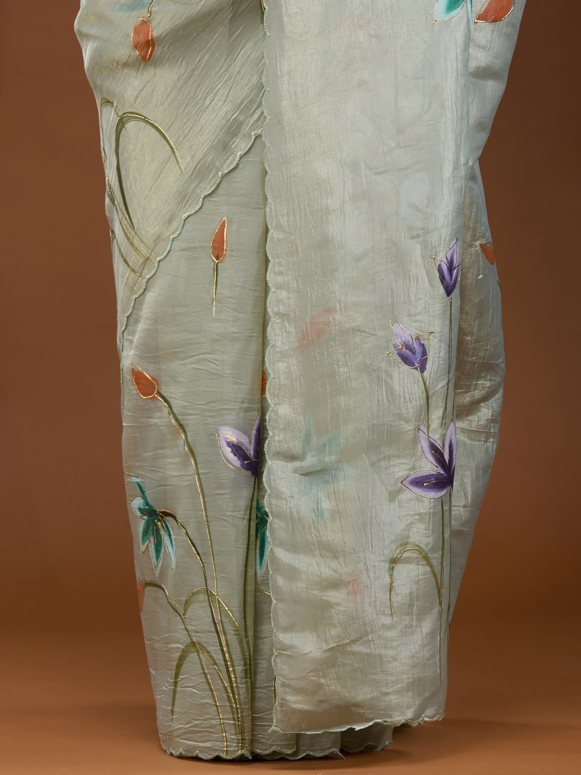 Glistening Blooms - Mint Green