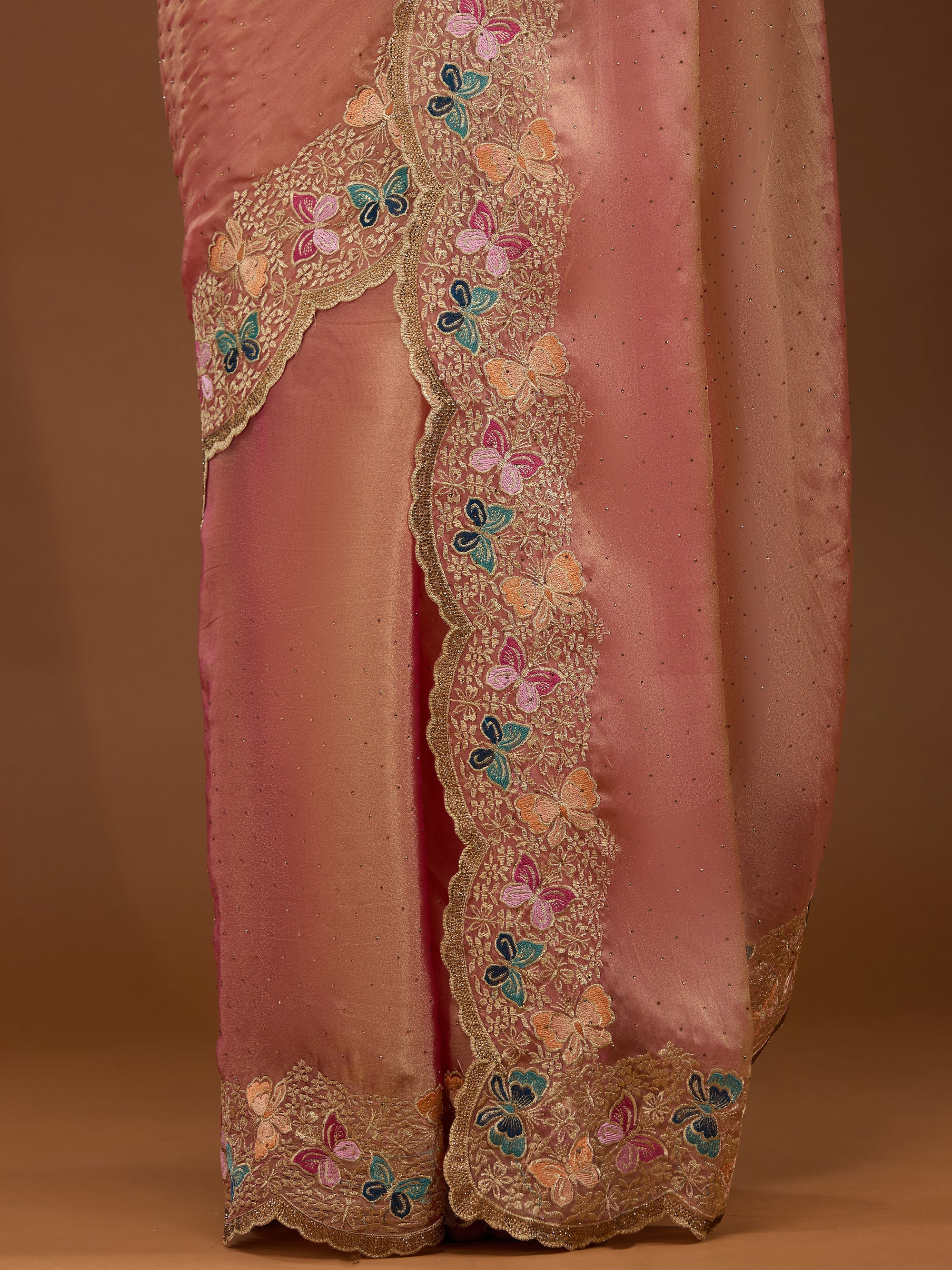 Whimsical Butterflies - Pink Gold