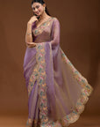 Whimsical Butterflies - Violet Gold