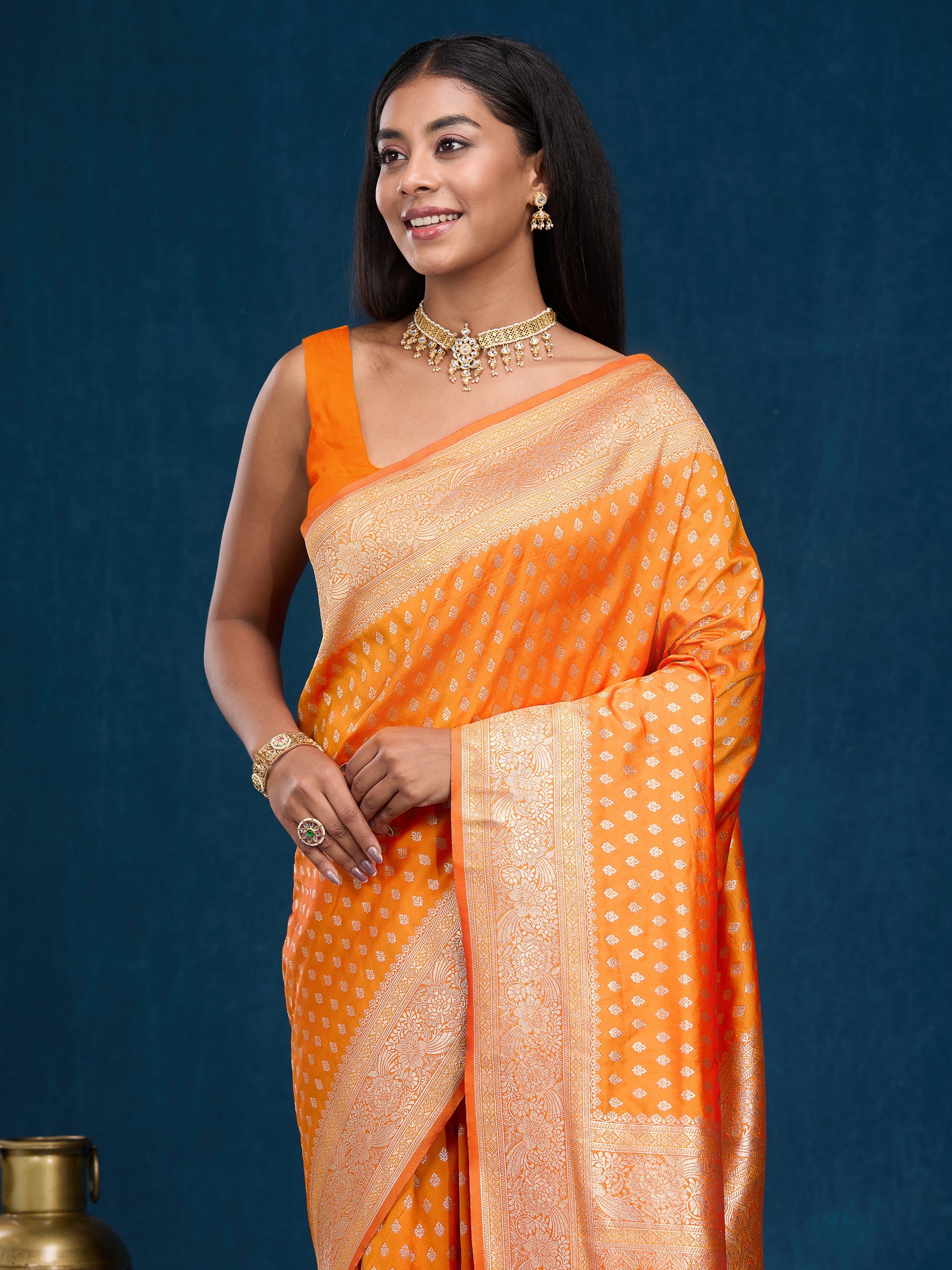 Saavan - Marigold Orange
