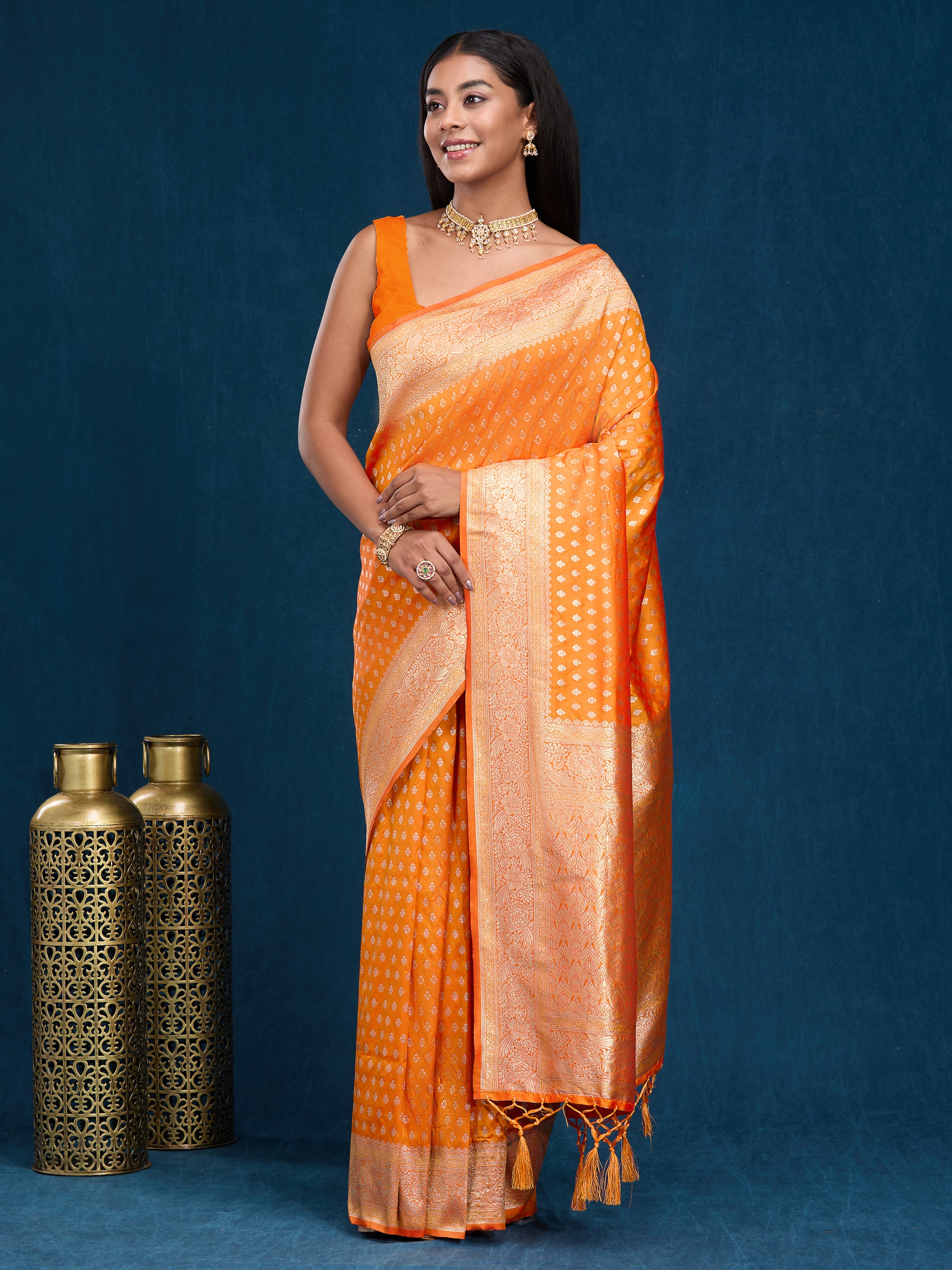 Saavan - Marigold Orange