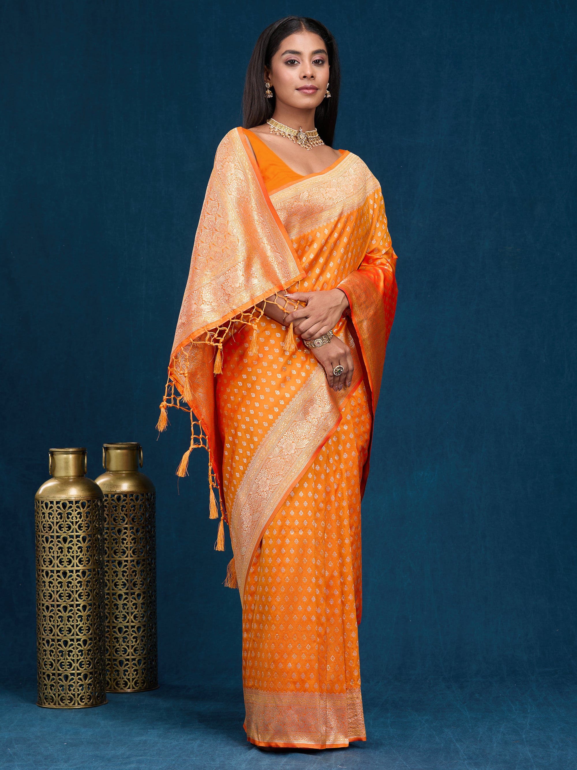 Saavan - Marigold Orange