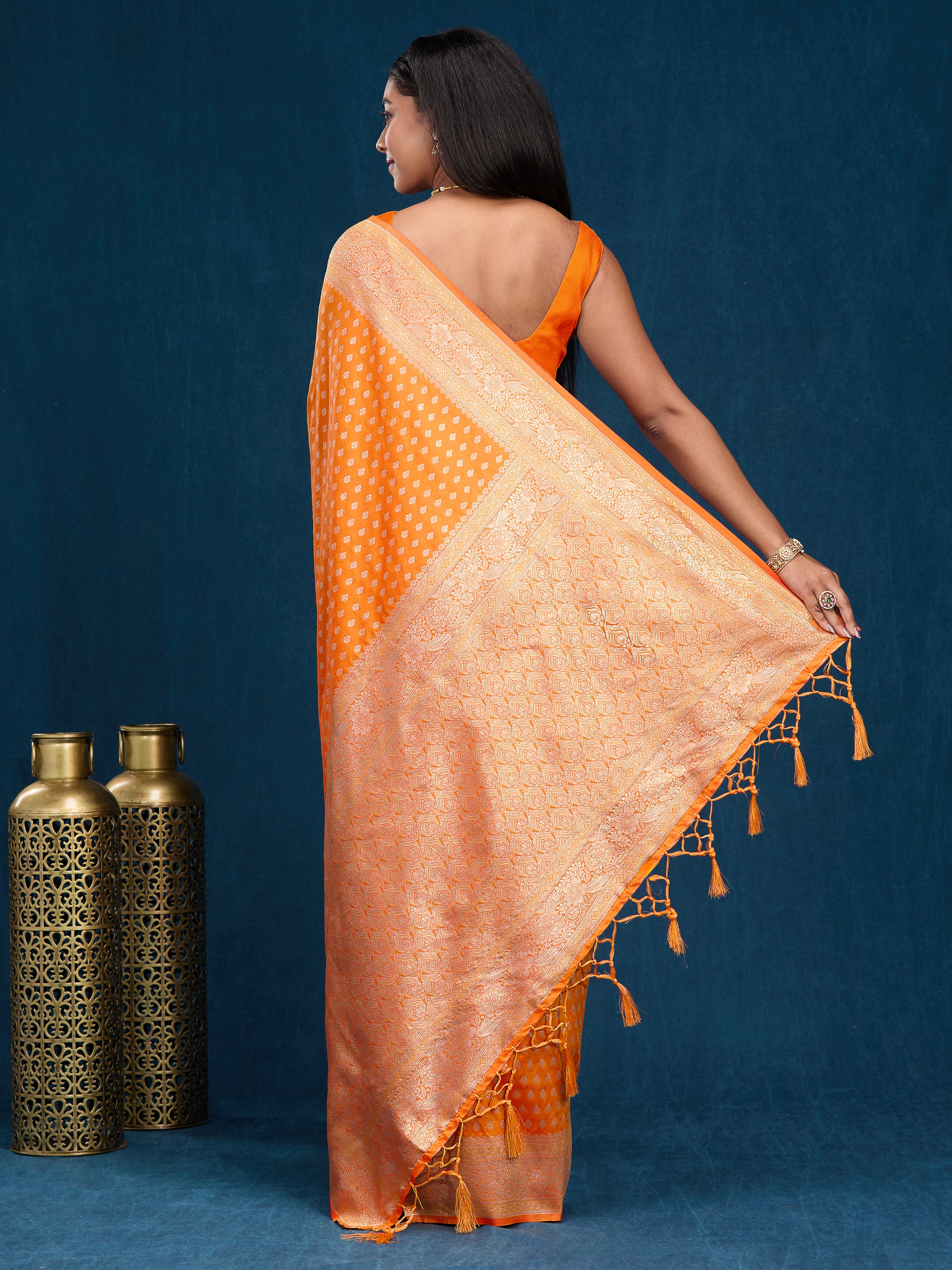 Saavan - Marigold Orange