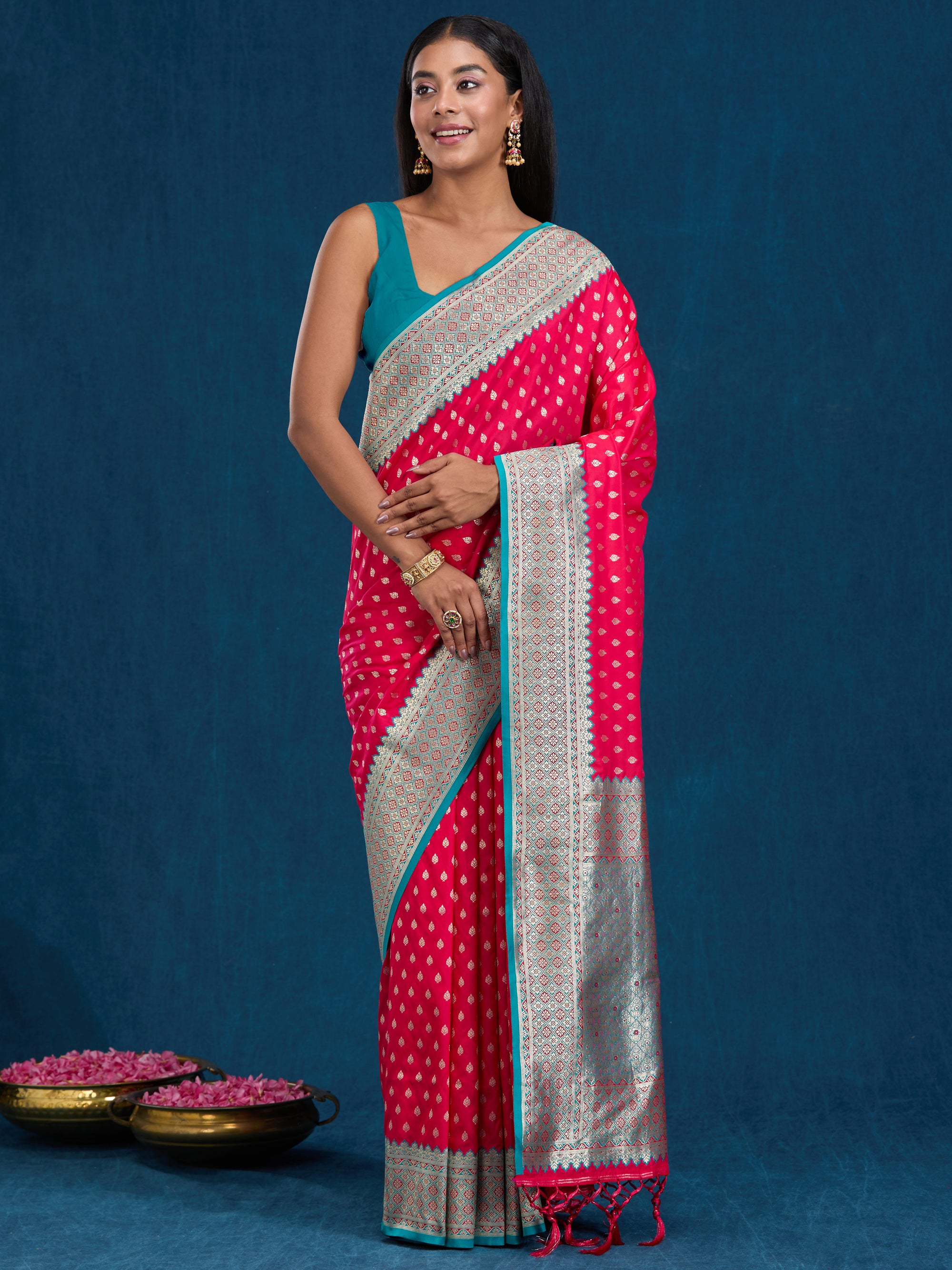 Aarzoo - Pink & Teal