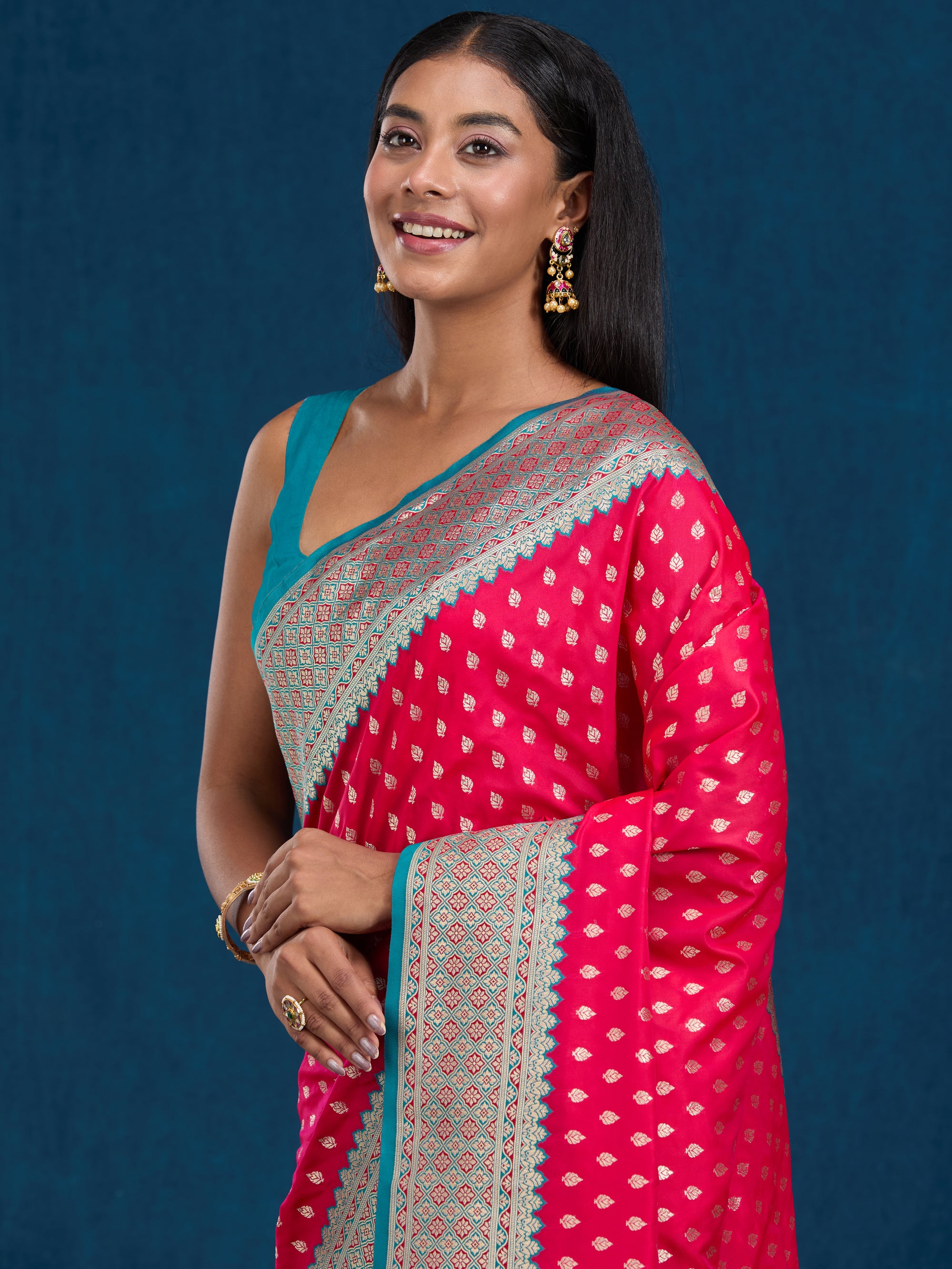 Aarzoo - Pink & Teal