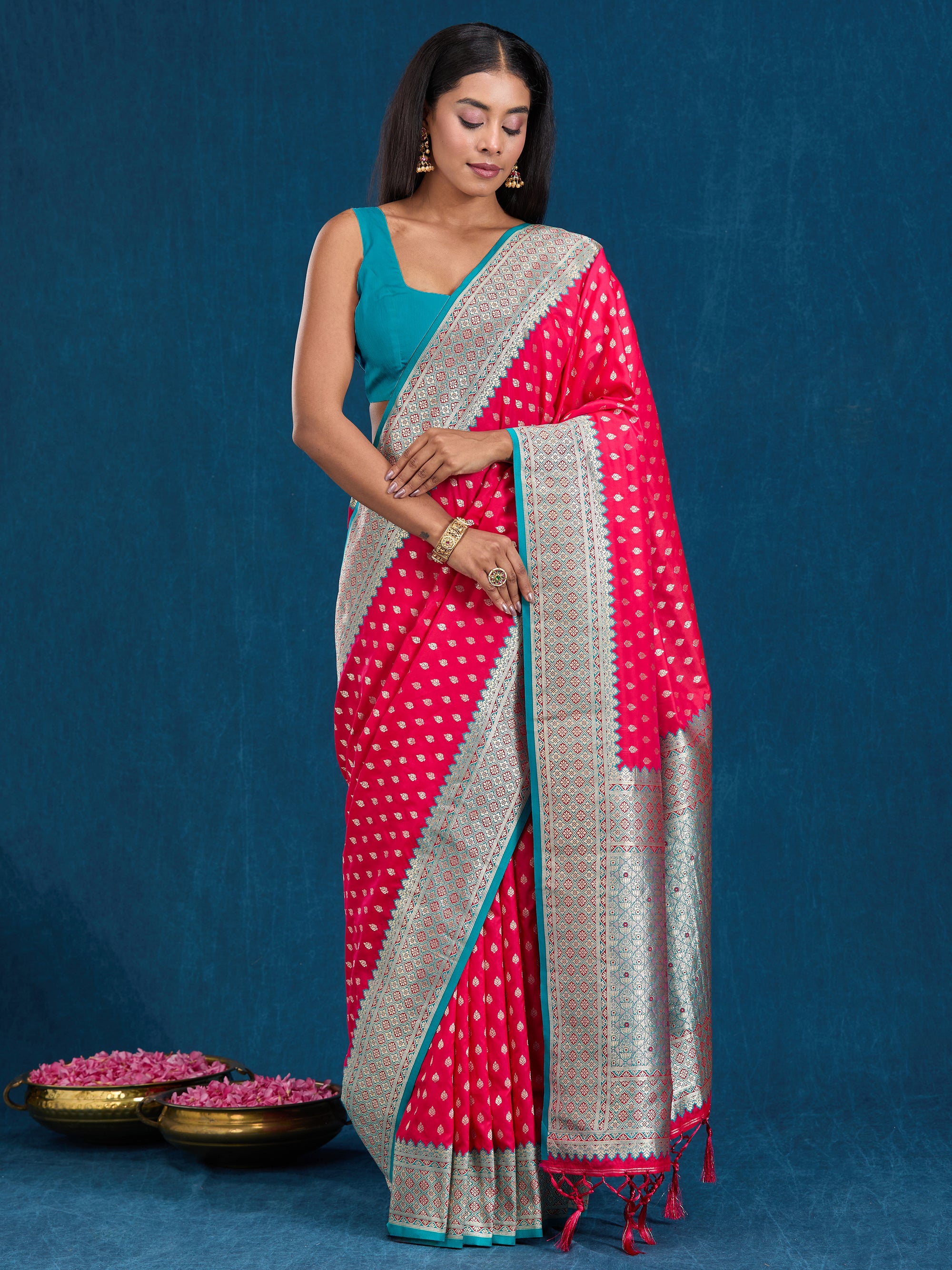 Aarzoo - Pink & Teal