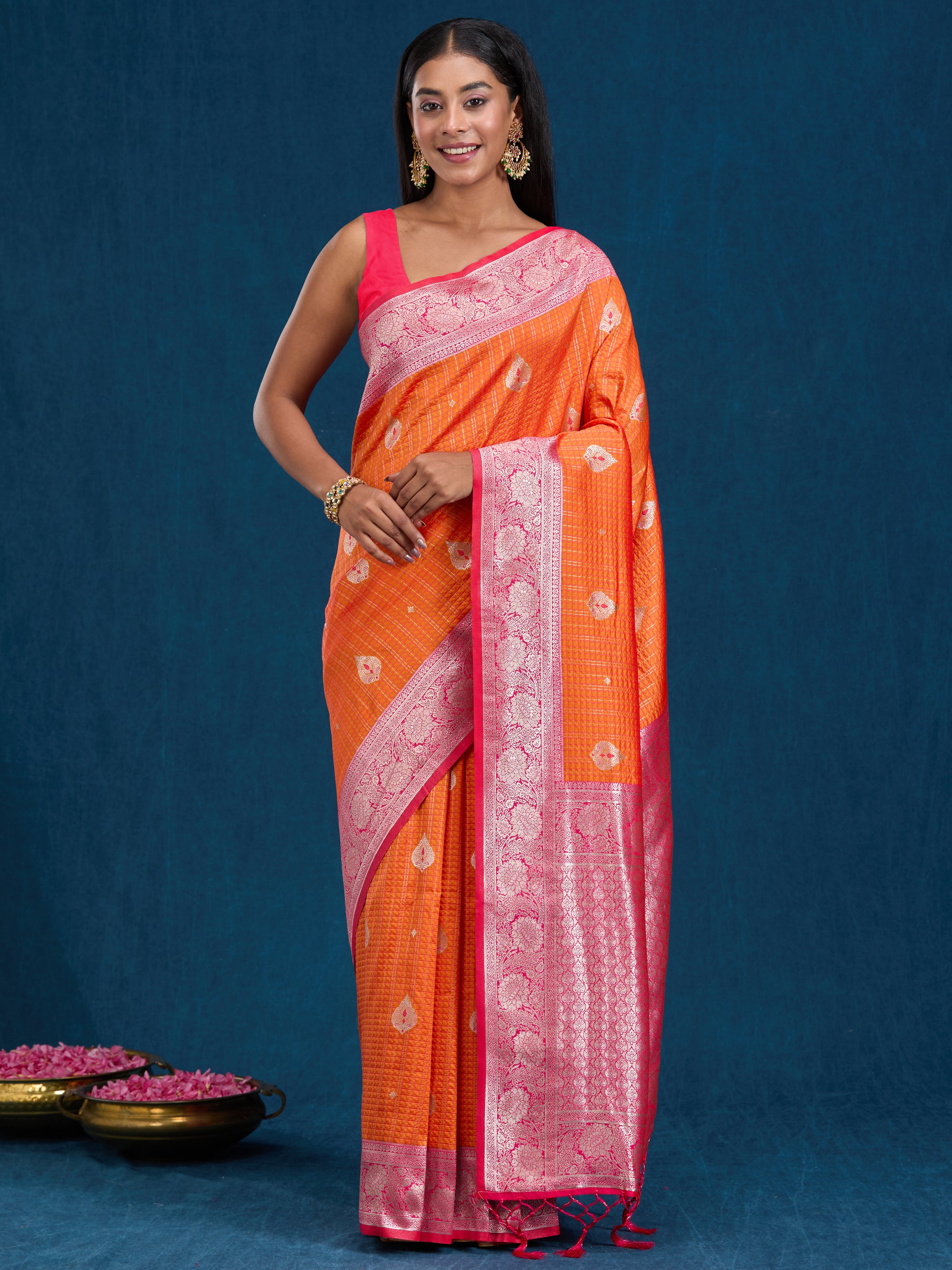Twisha - Orange & Pink