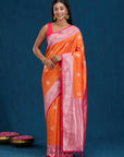 Twisha - Orange & Pink