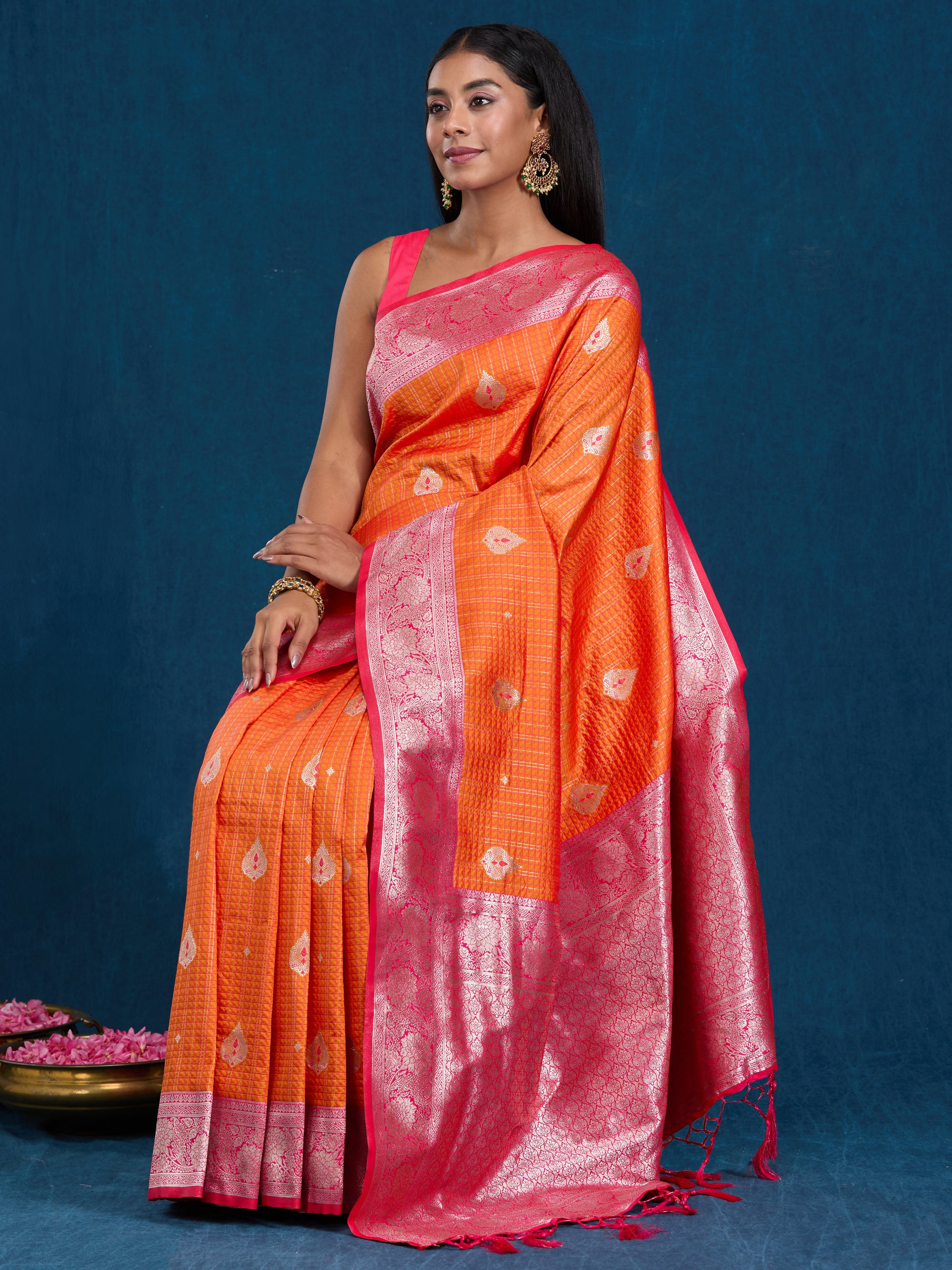 Twisha - Orange & Pink