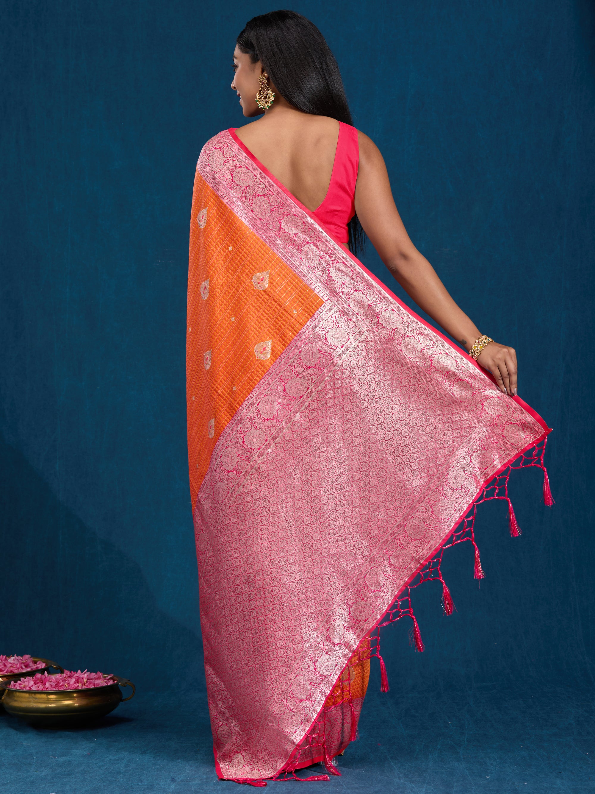 Twisha - Orange & Pink