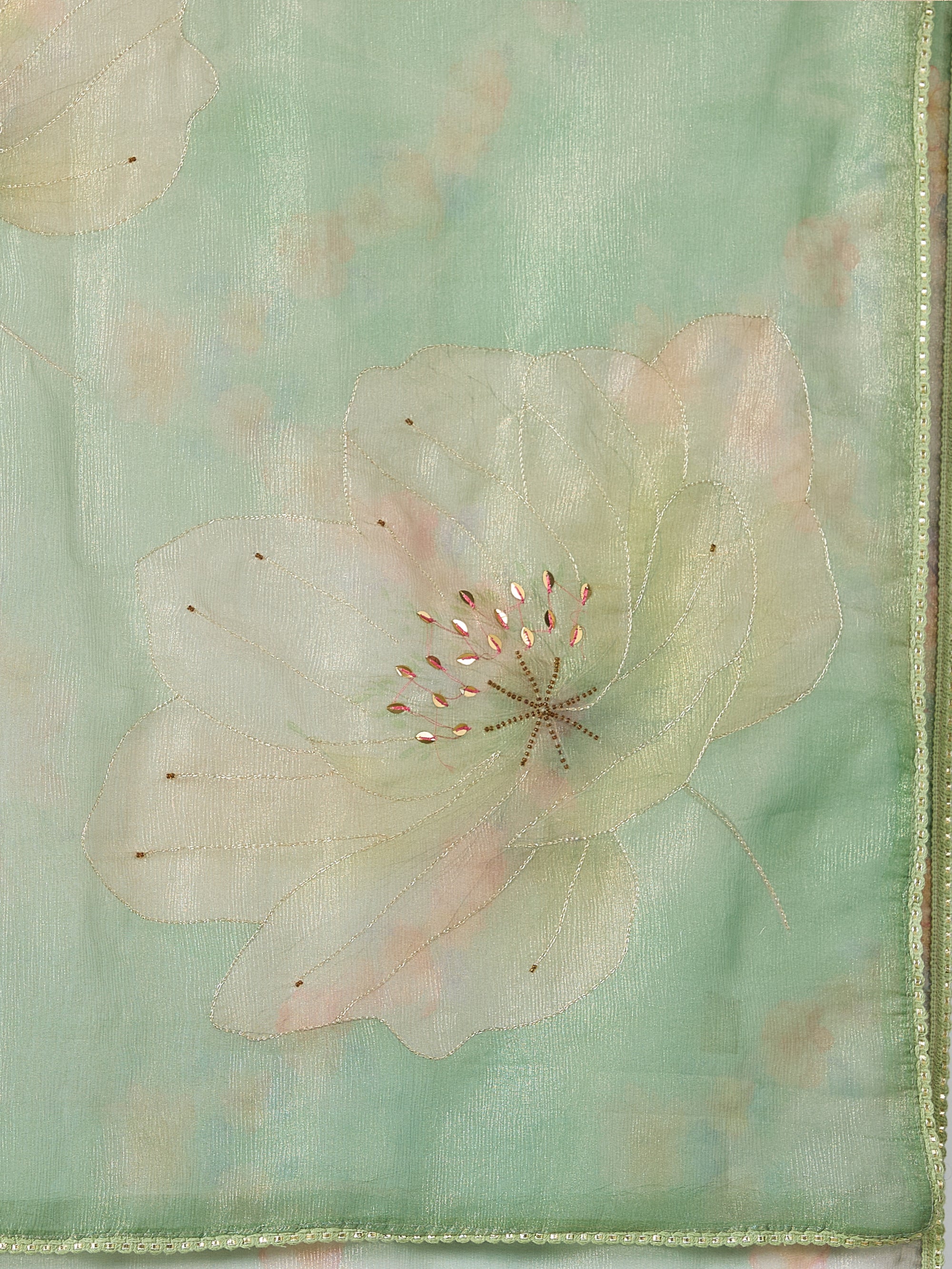 Luna - Light Pink & Green