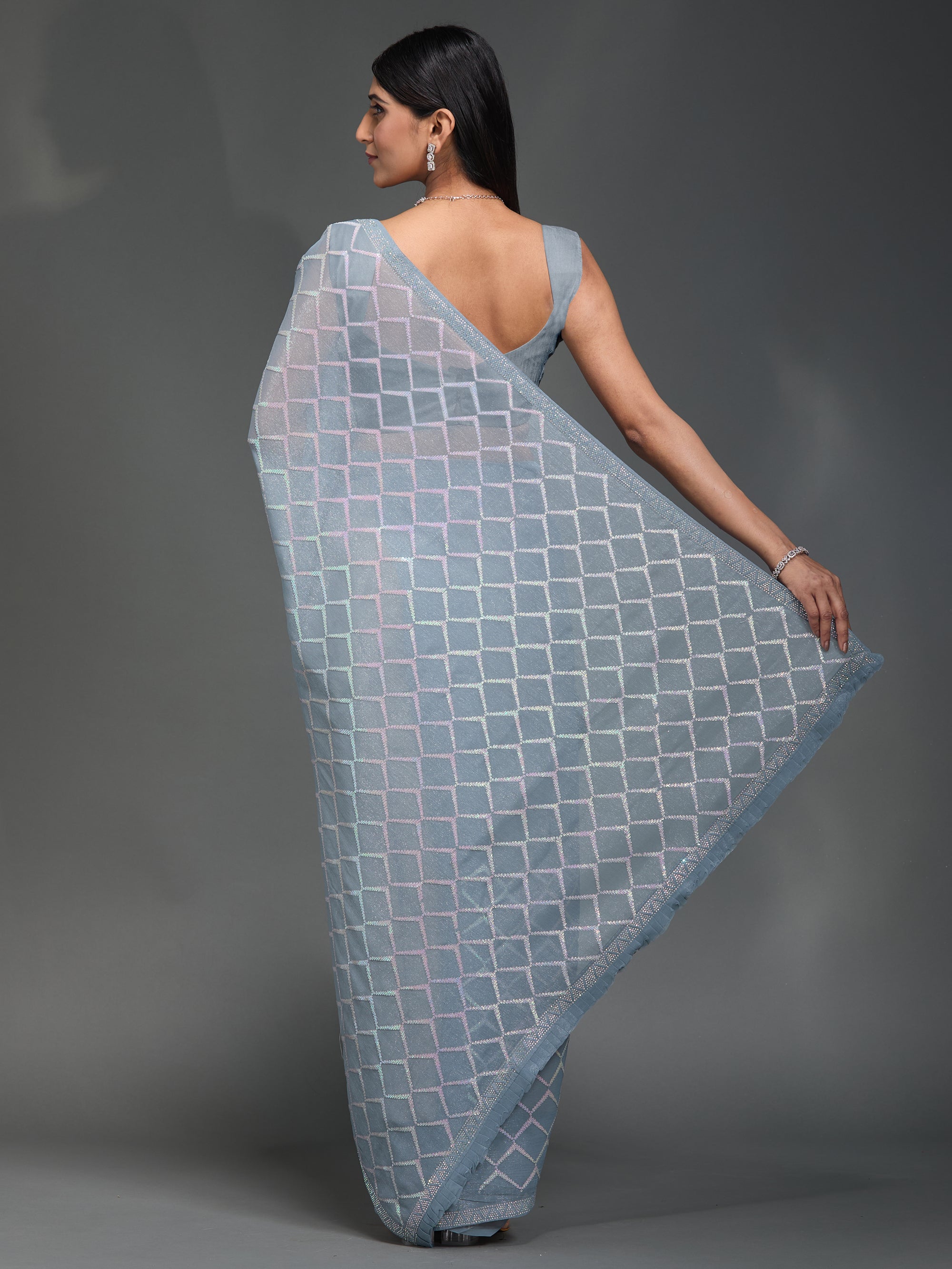 Glittering Diamonds - Grey