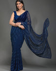 Joyous Roads - Navy Blue
