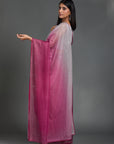Shooting Stars - Pink Grey Ombre