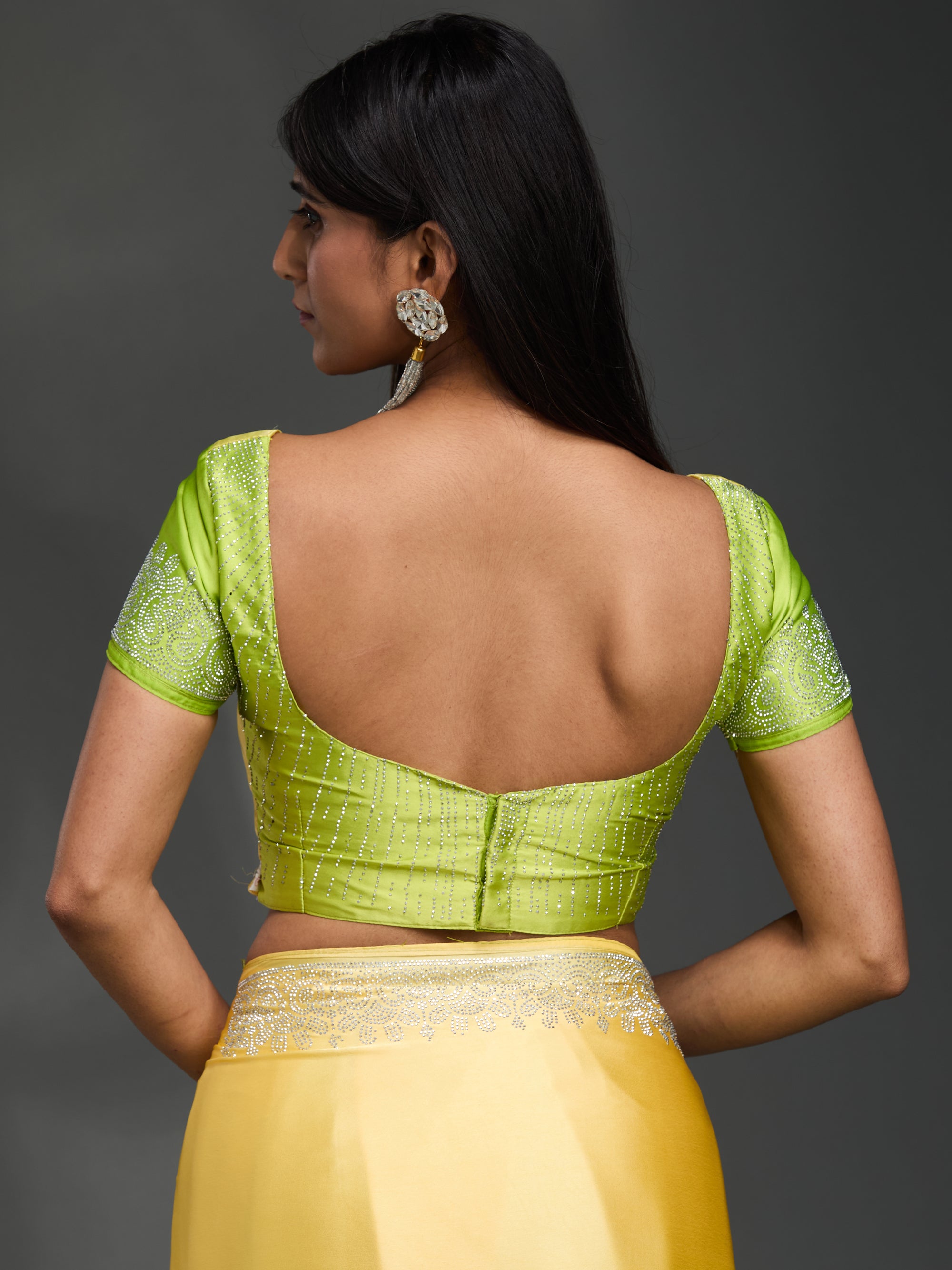 Starry Brilliance - Green Yellow Ombre