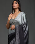Starry Brilliance - Grey Black Ombre