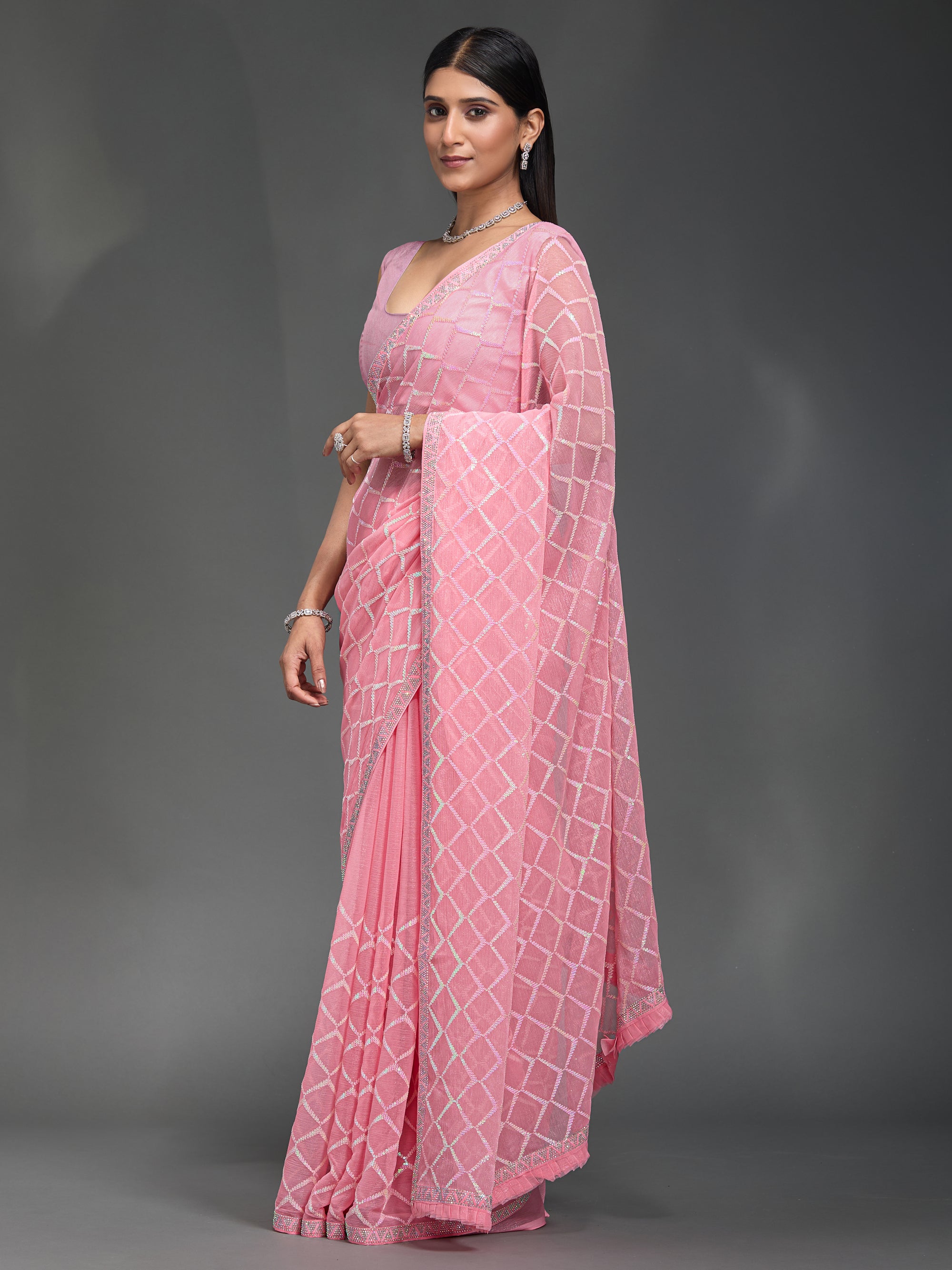 Glittering Diamonds - Blush Pink