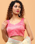 Blouse Piece (Stitched Blouse is for reference)