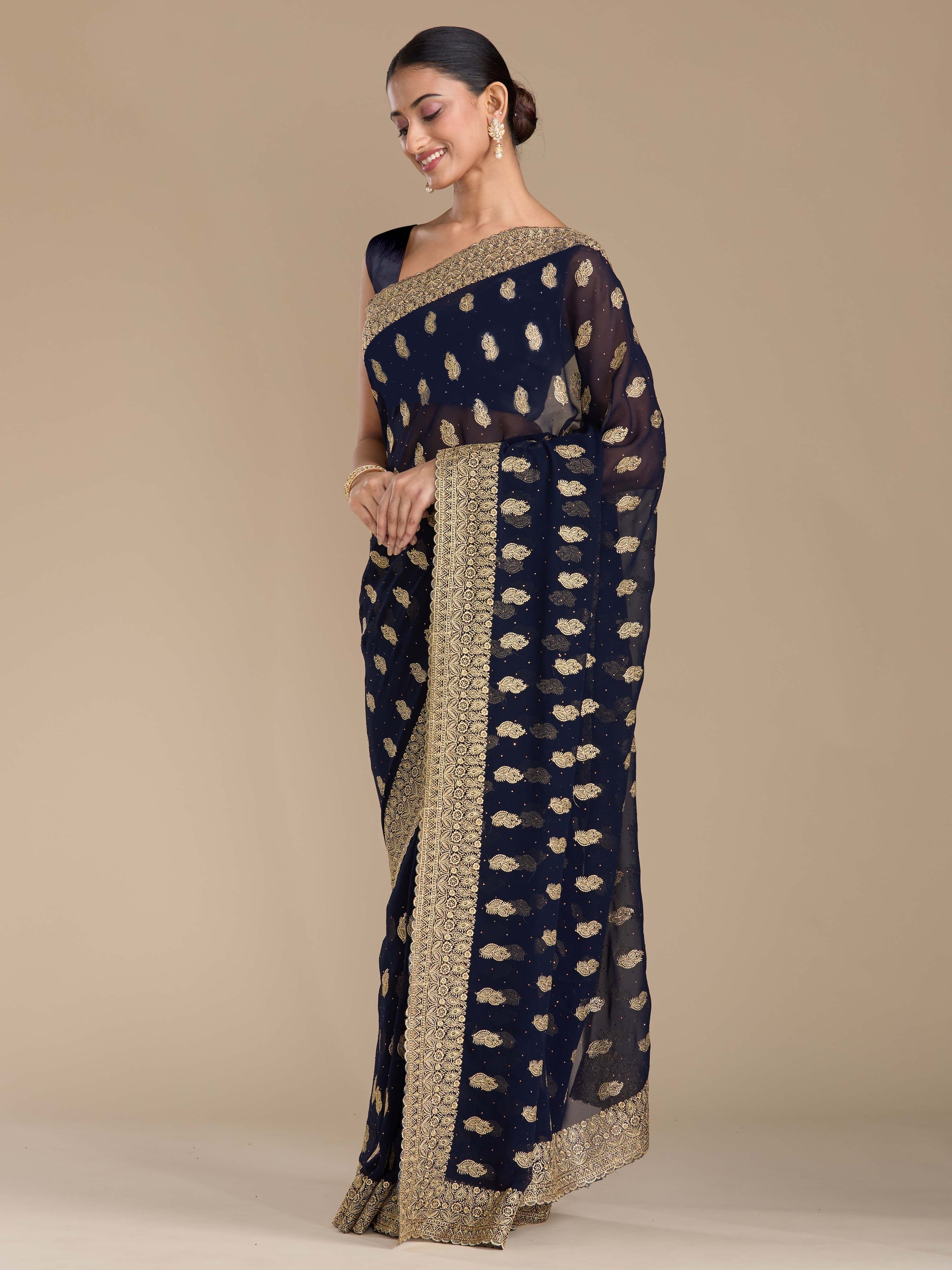 Prisha - Navy Blue