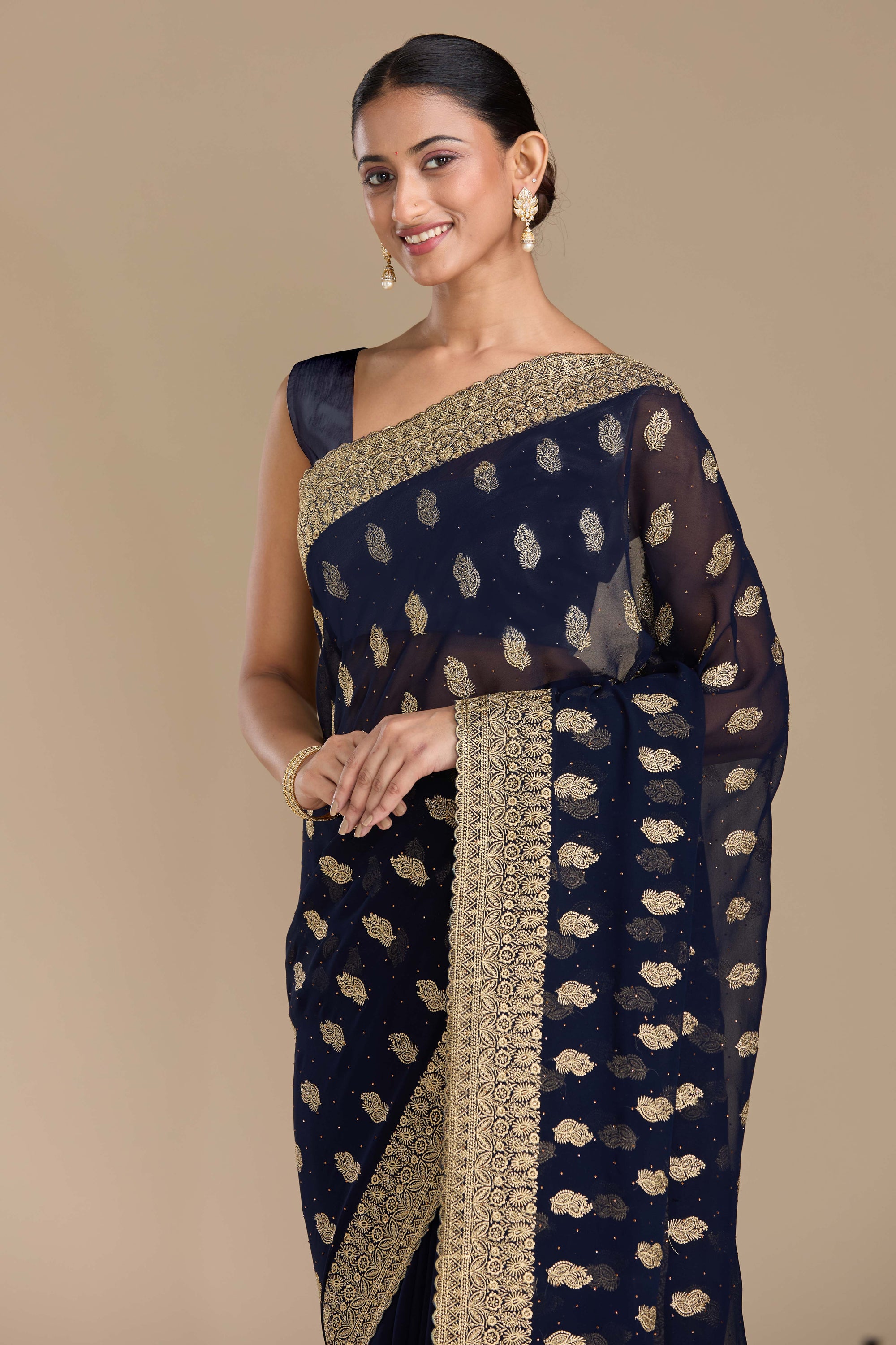 Prisha - Navy Blue