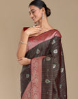 Twisha - Green & Maroon