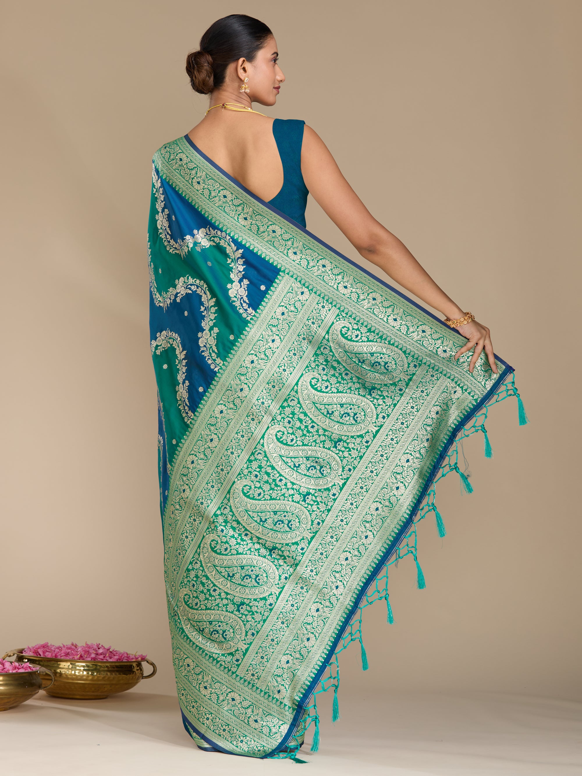 Yogita - Blue & Teal