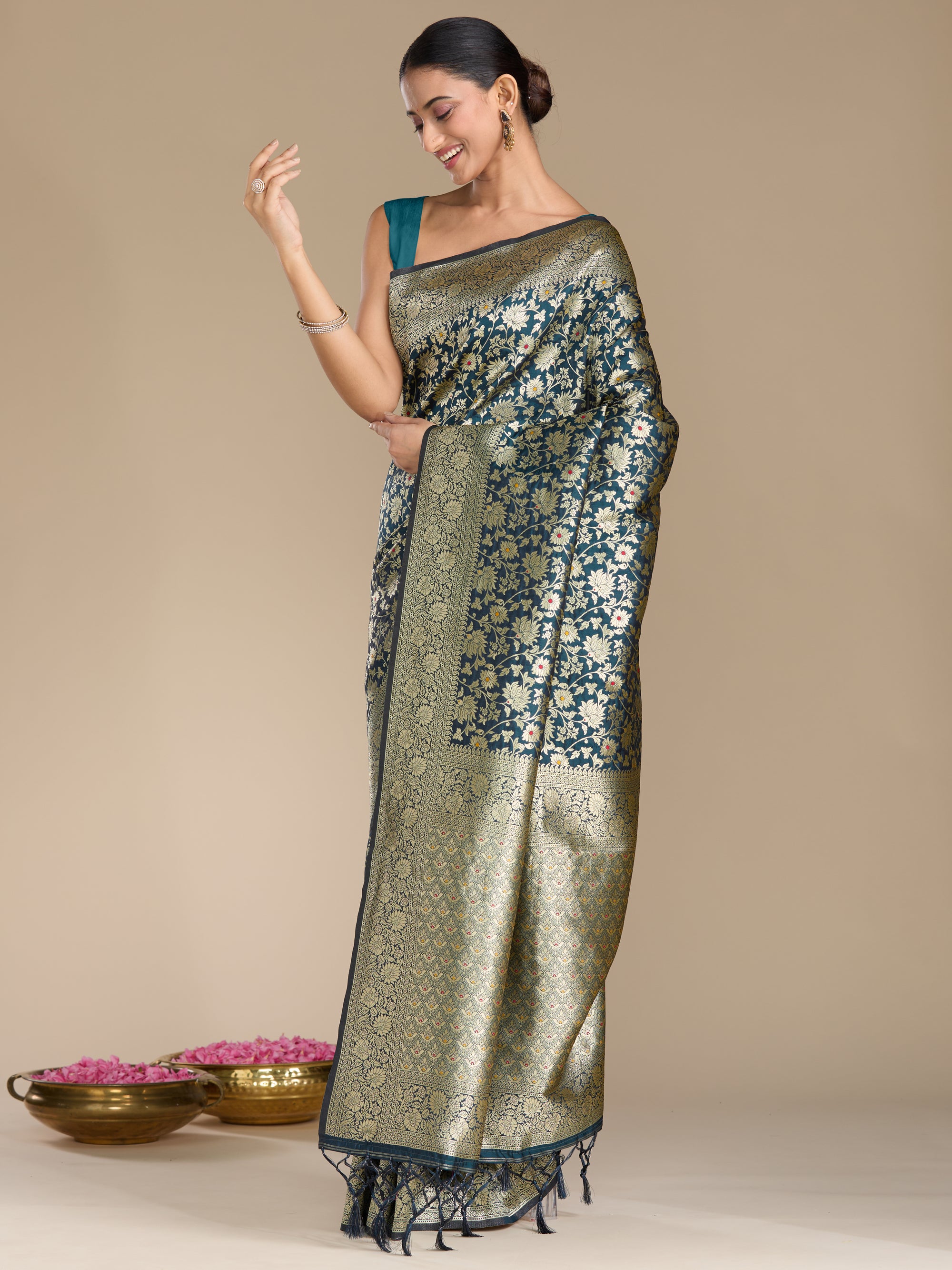 Upavana - Peacock Blue