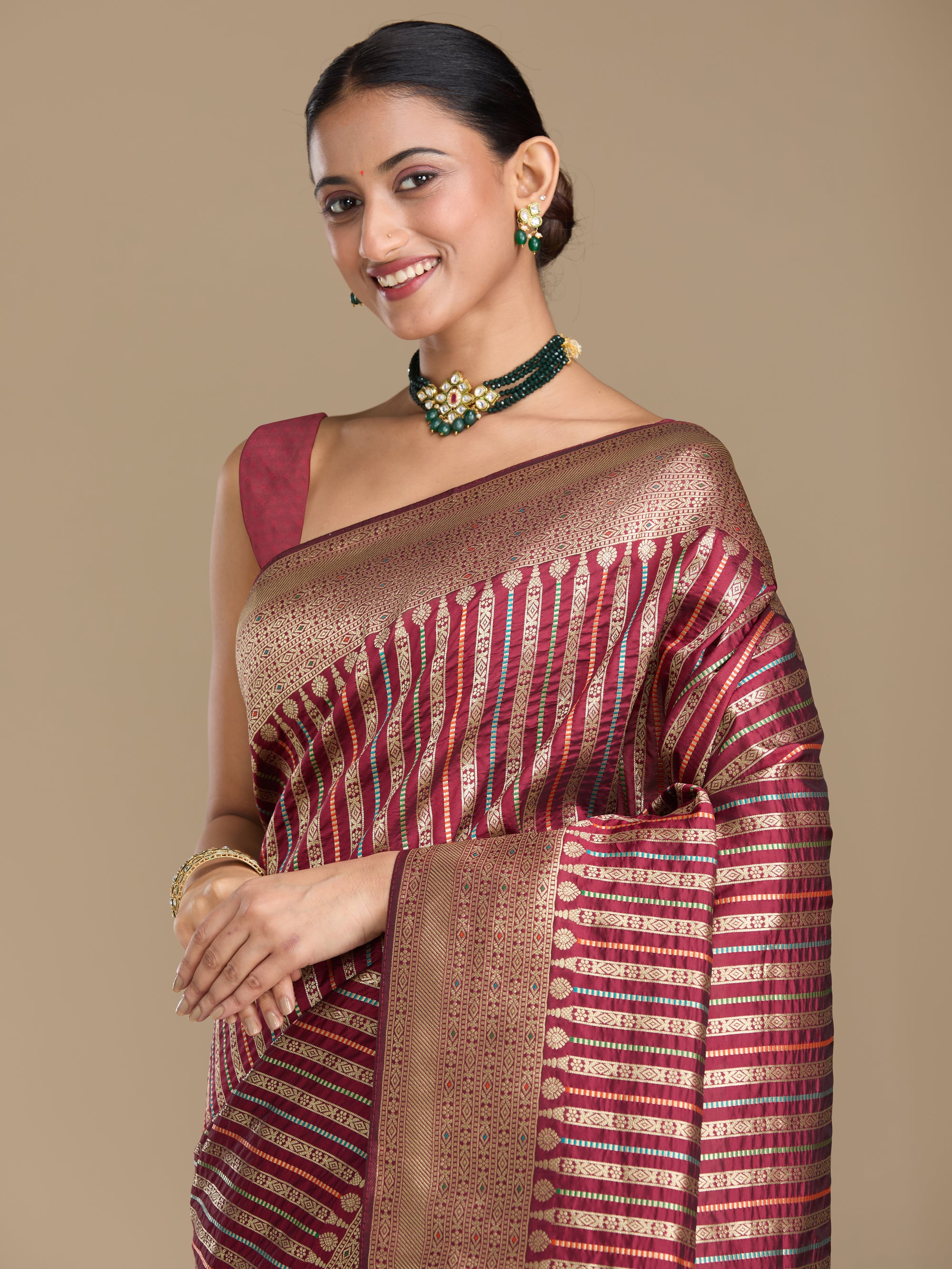 Anandita - Brick Red