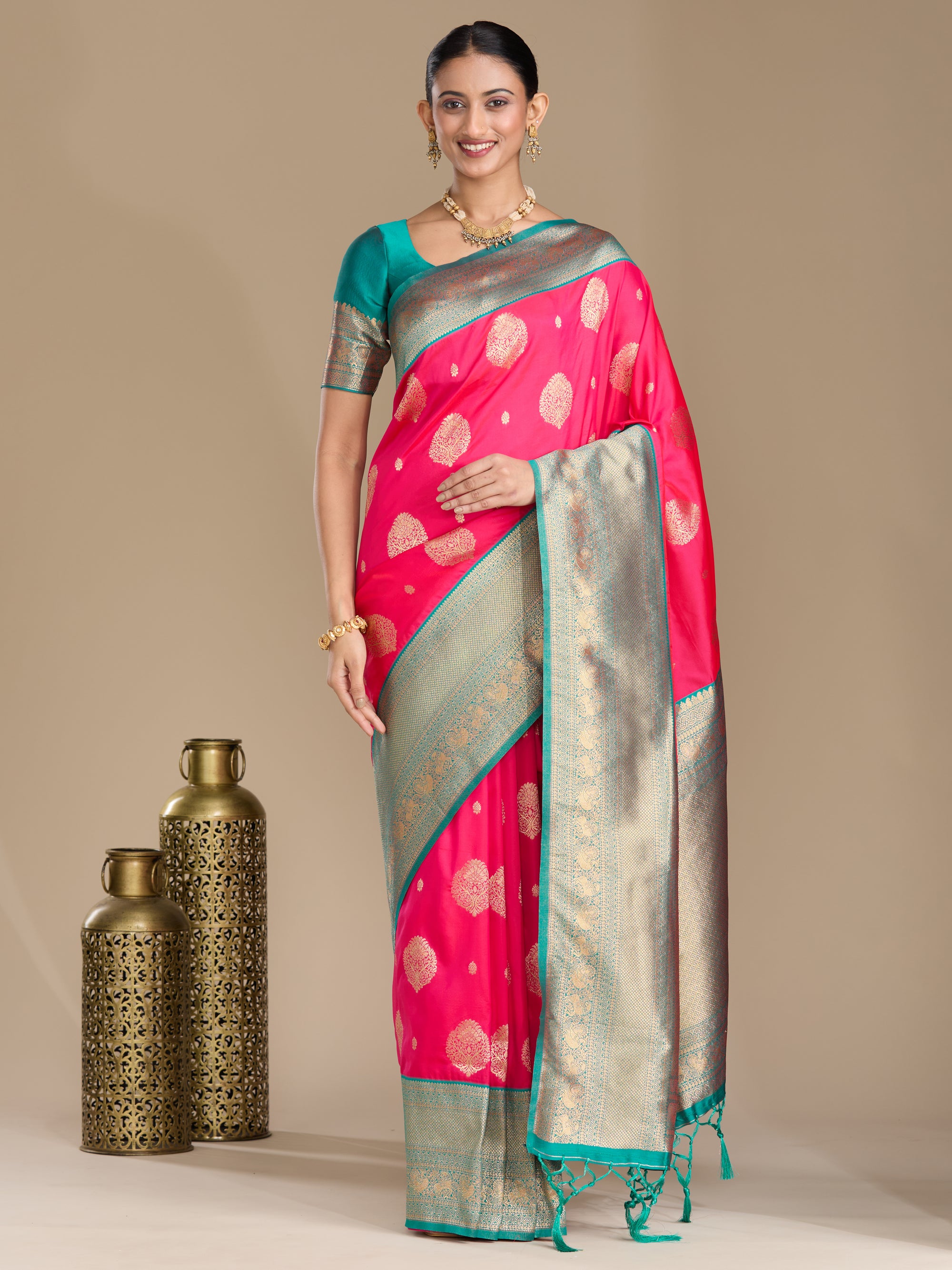 Mihira - Pink & Teal