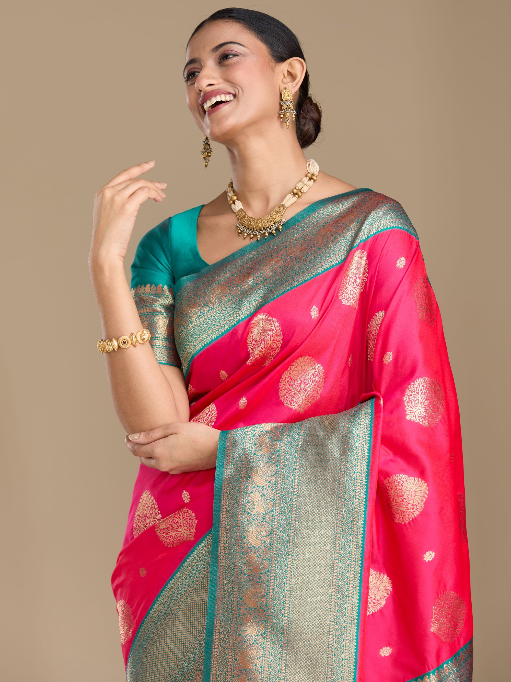 Mihira - Pink & Teal