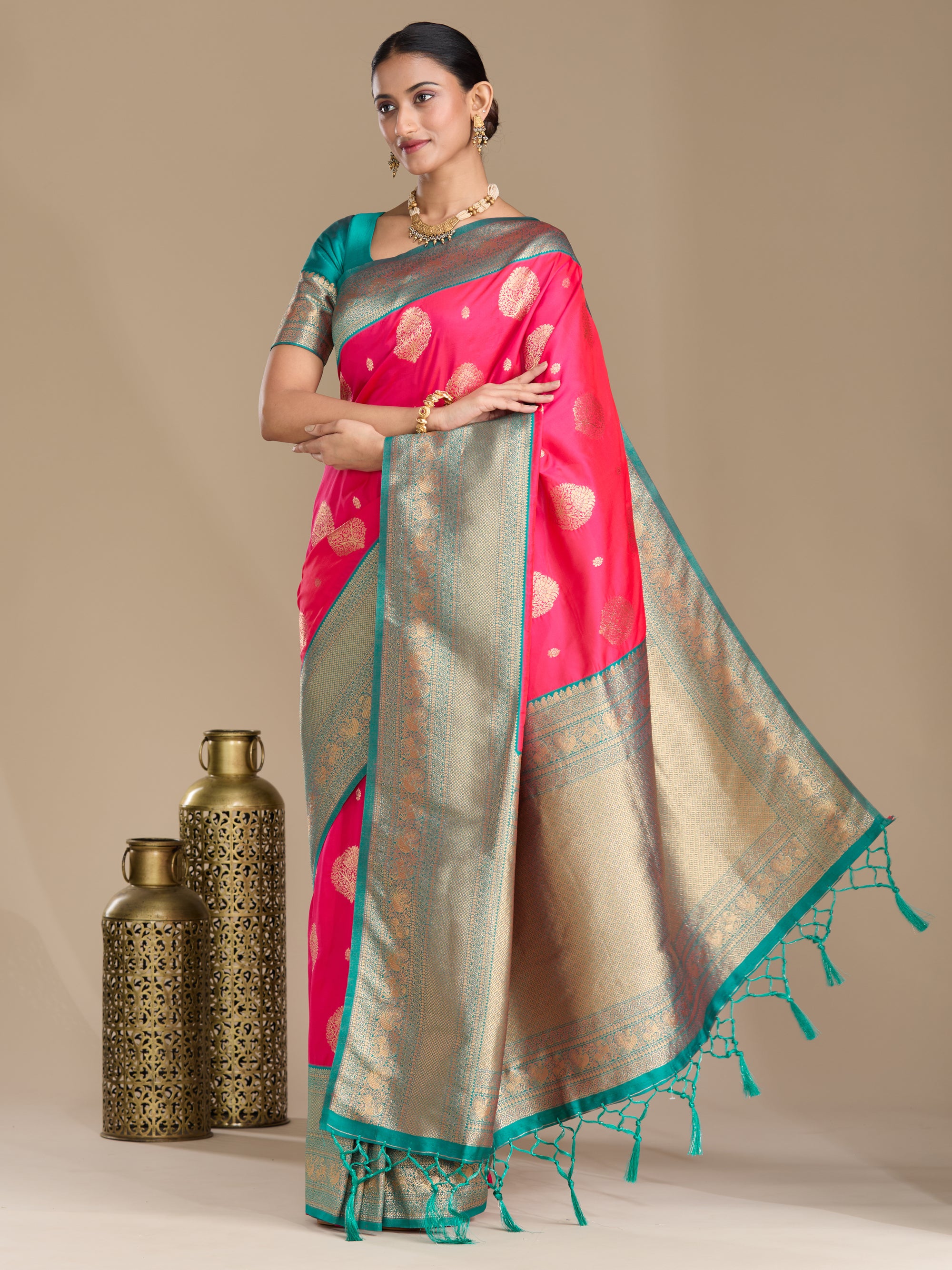 Mihira - Pink & Teal