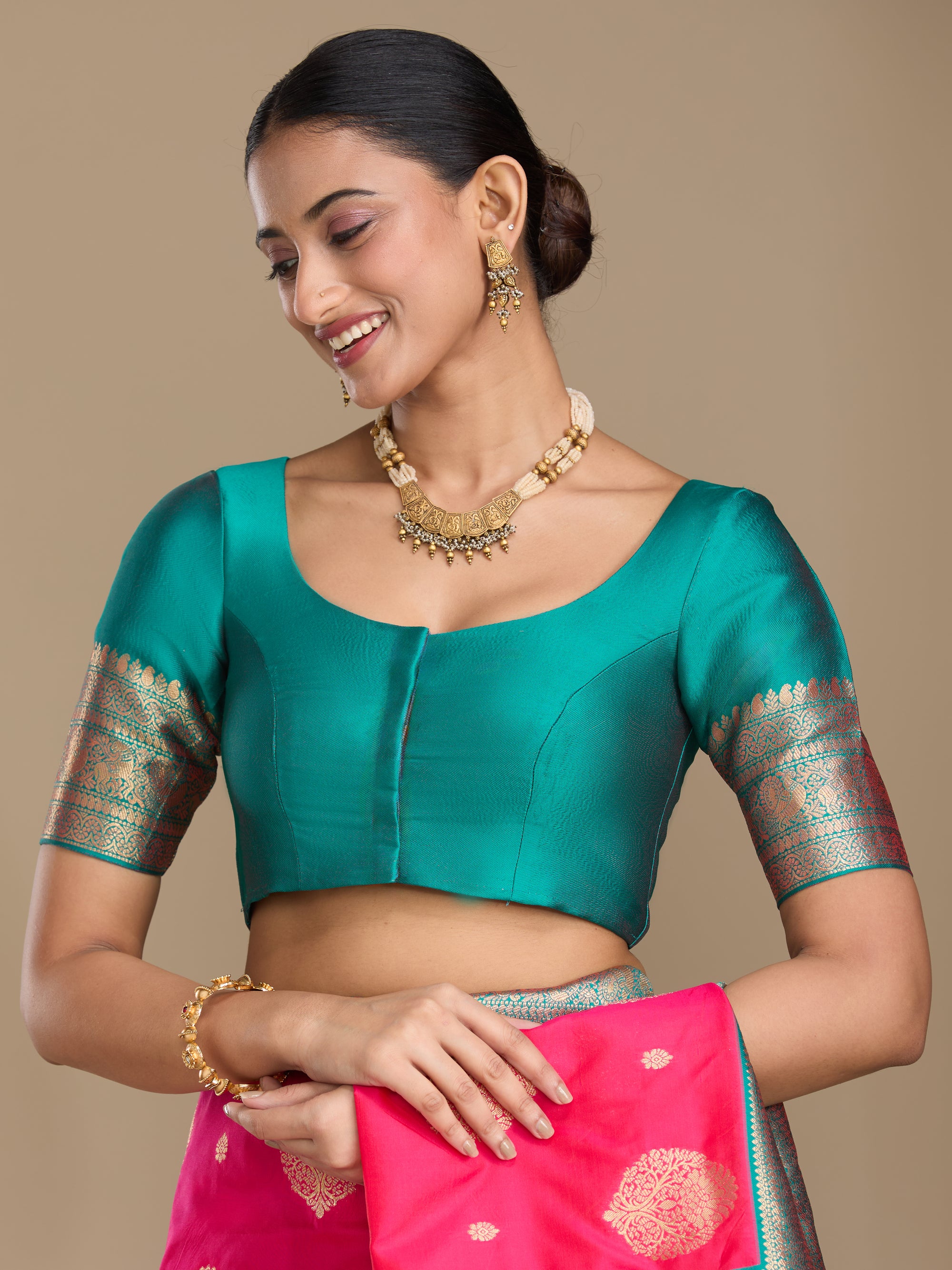 Mihira - Pink & Teal