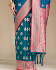 Gitanjali - Blue & Pink