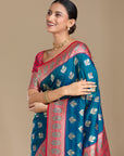 Gitanjali - Blue & Pink