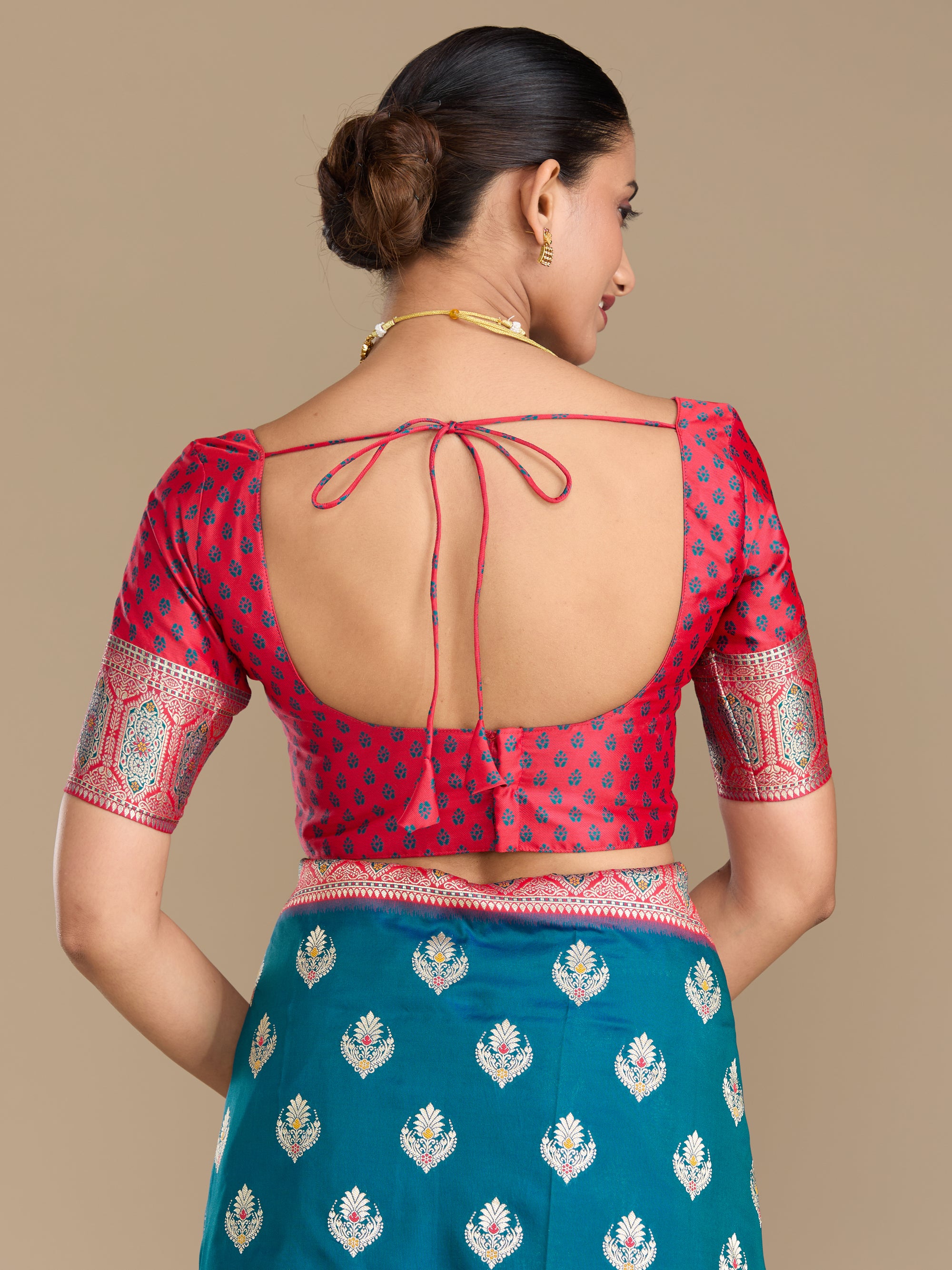Gitanjali - Blue & Pink